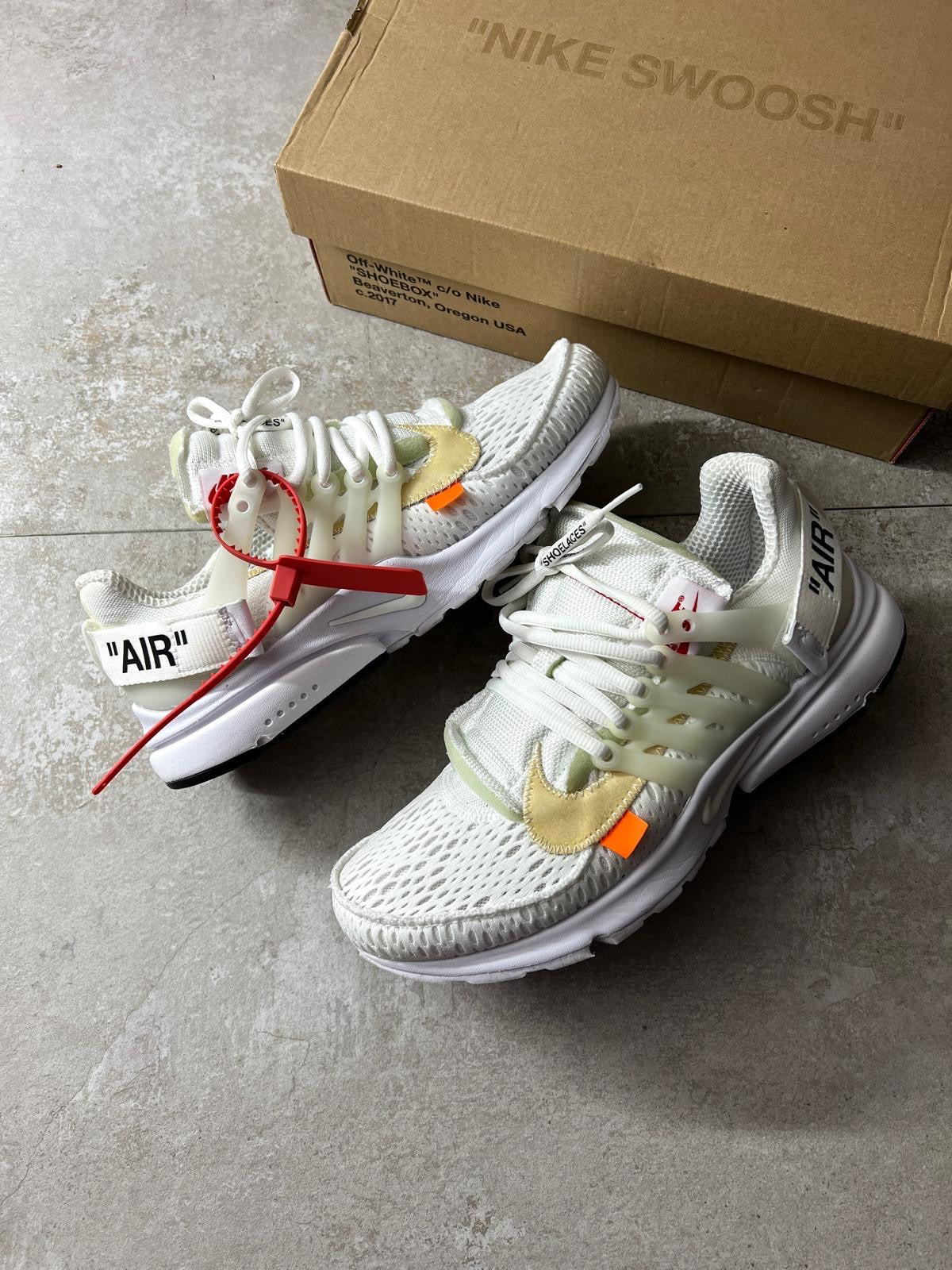 NIKE OFF WHITE AIR PRESTO WHITE ''USATO''