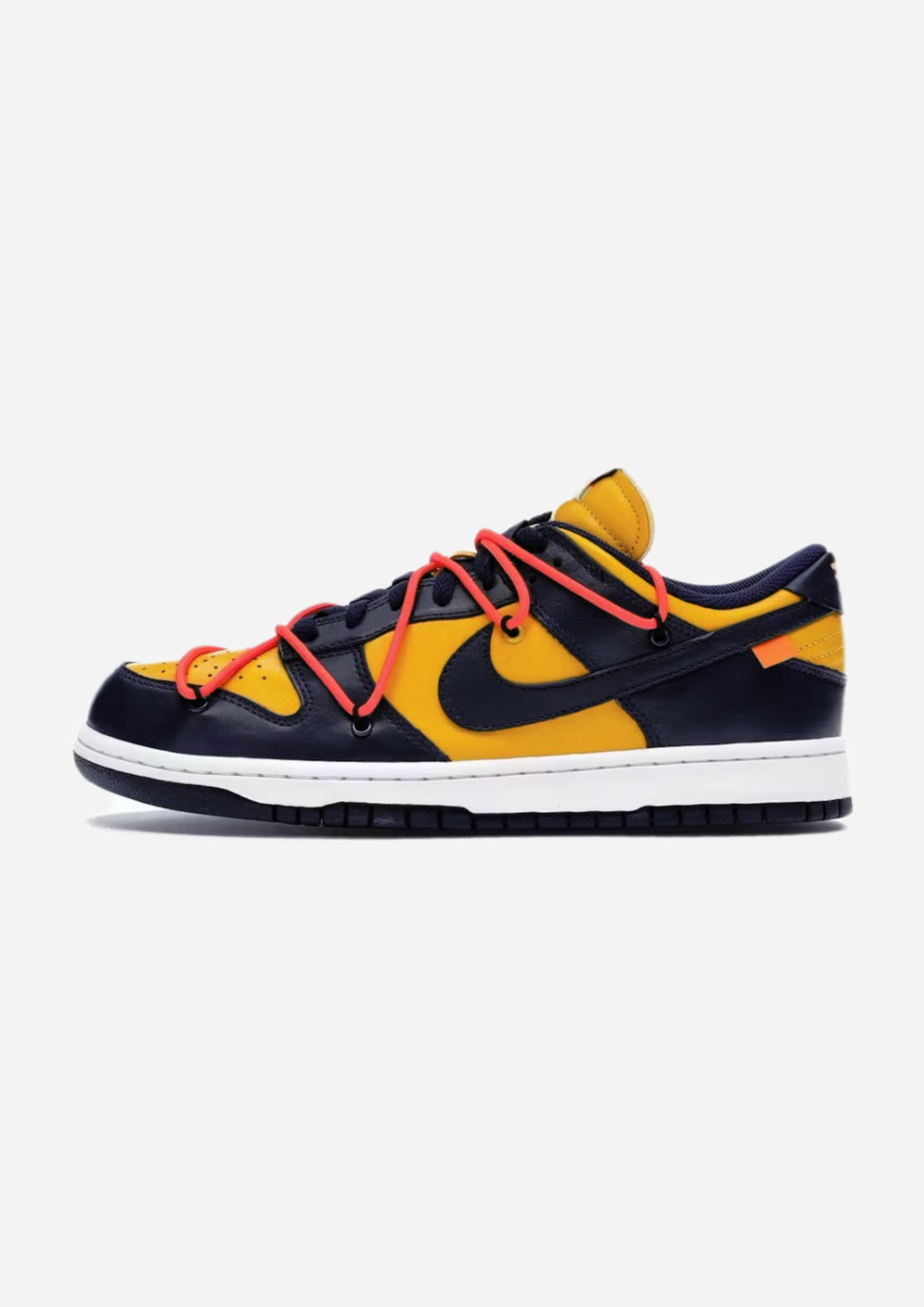 NIKE DUNK LOW OFF WHITE MICHIGAN UNIVERSITY GOLD