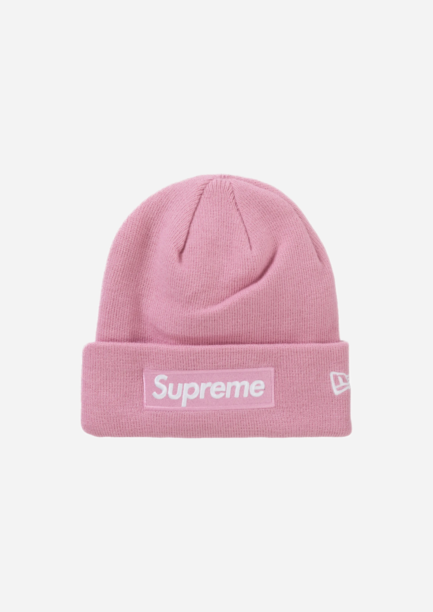 帽子 Supreme NewEra Box Logo Beanie Pink 24FW Supreme Box Logo Beanie Pink - SHEZAMME