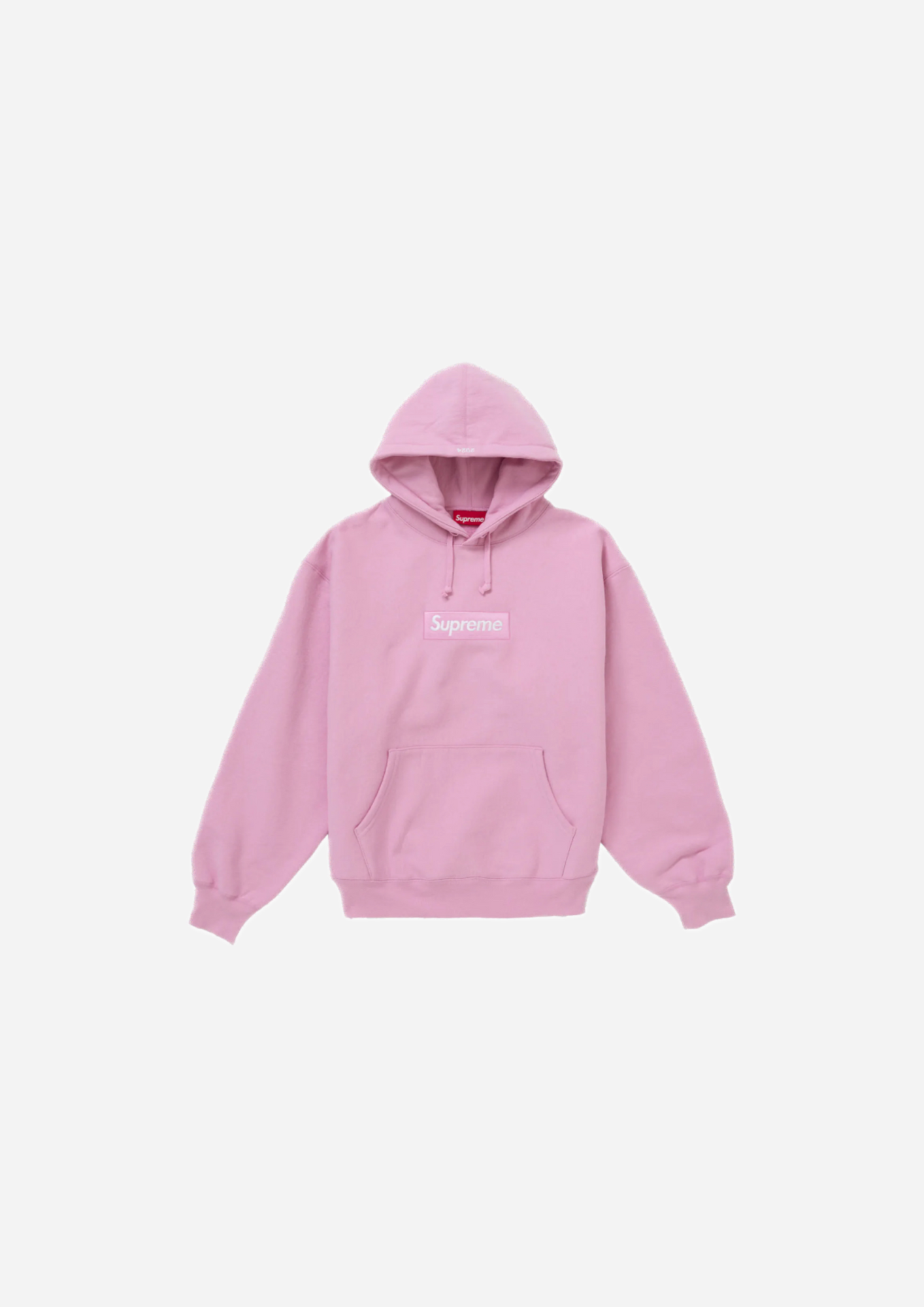 Sueter Supreme Rosa Supreme Flocked Logo Sweater Pink Men's FW24 US