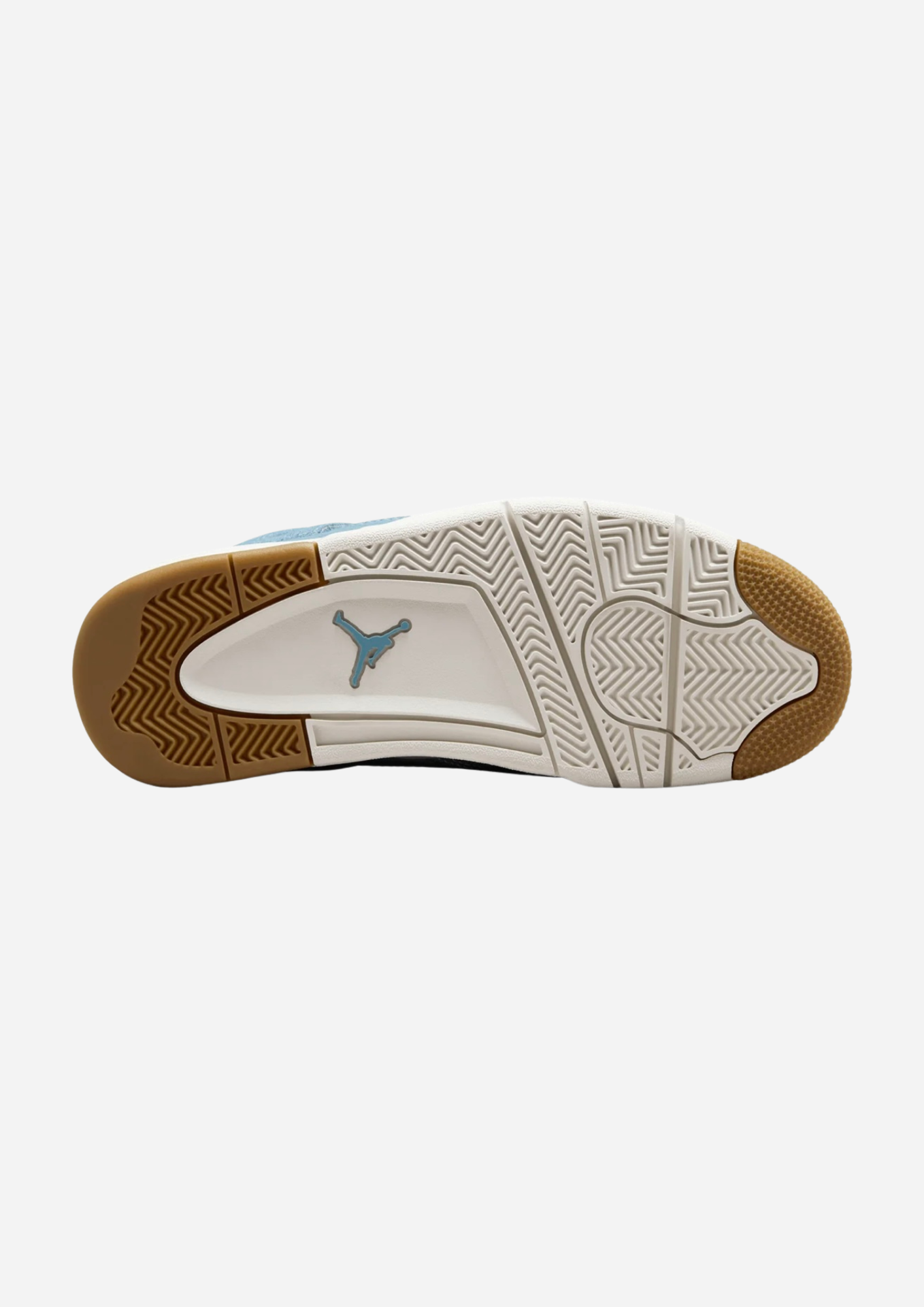 Air Jordan 4 Retro Denim Tex Sliten Blå Dam