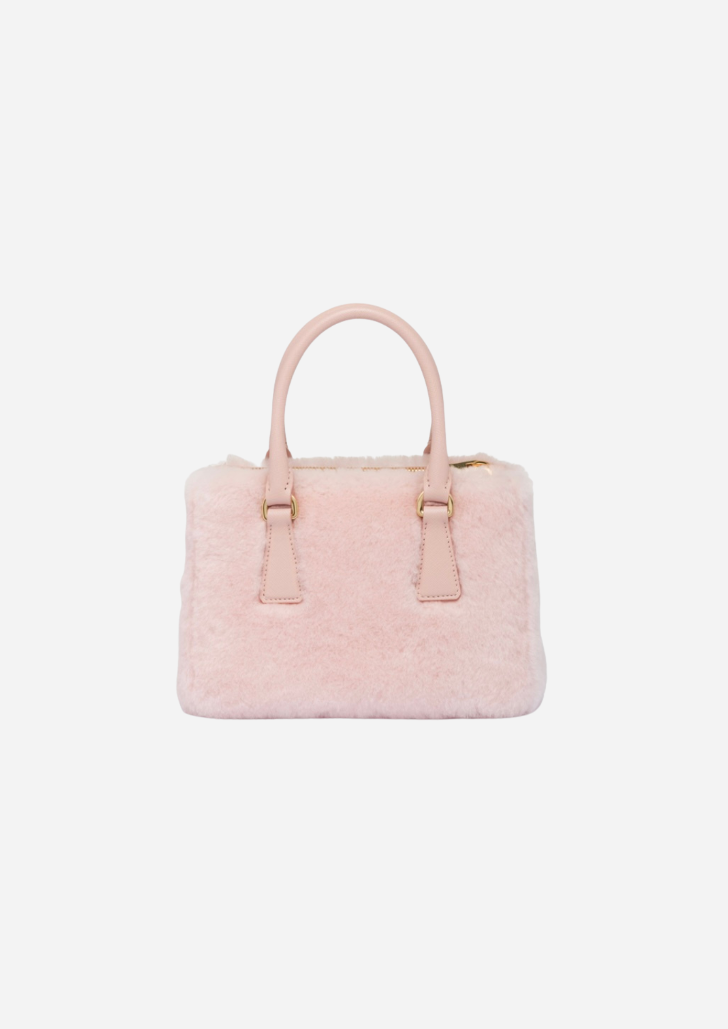 BOLSA PRADA GALLERIA MINI EN MOUTÓN ROSA