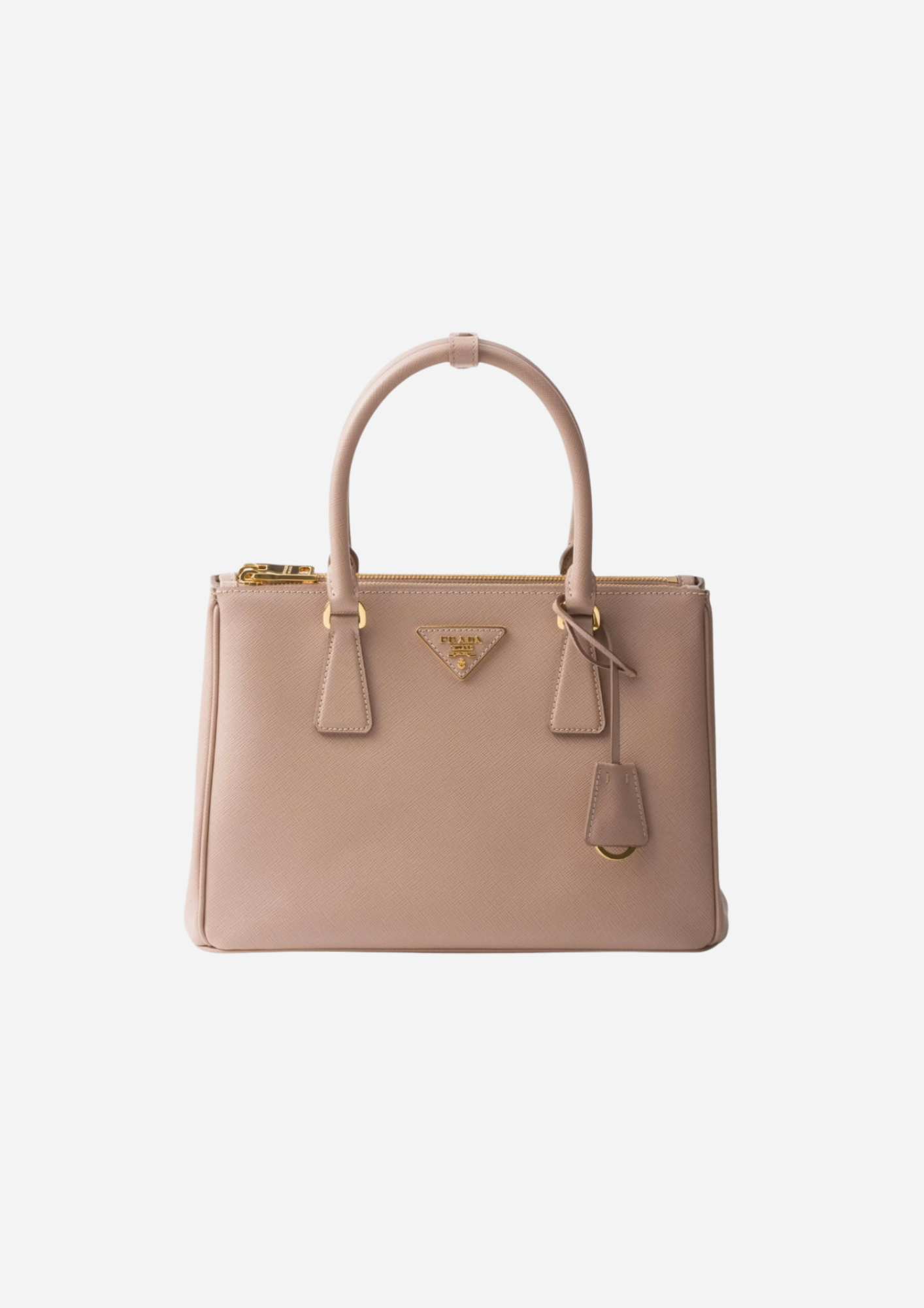 BOLSA PRADA GALLERIA PEQUEÑA EN SAFFIANO CAMMEO