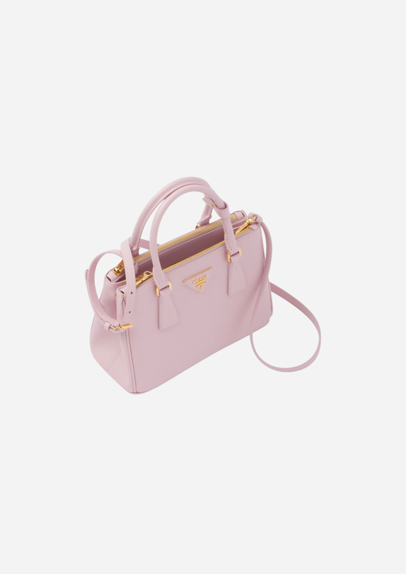 BOLSA PRADA GALLERIA PEQUEÑA EN SAFFIANO ALABASTRO