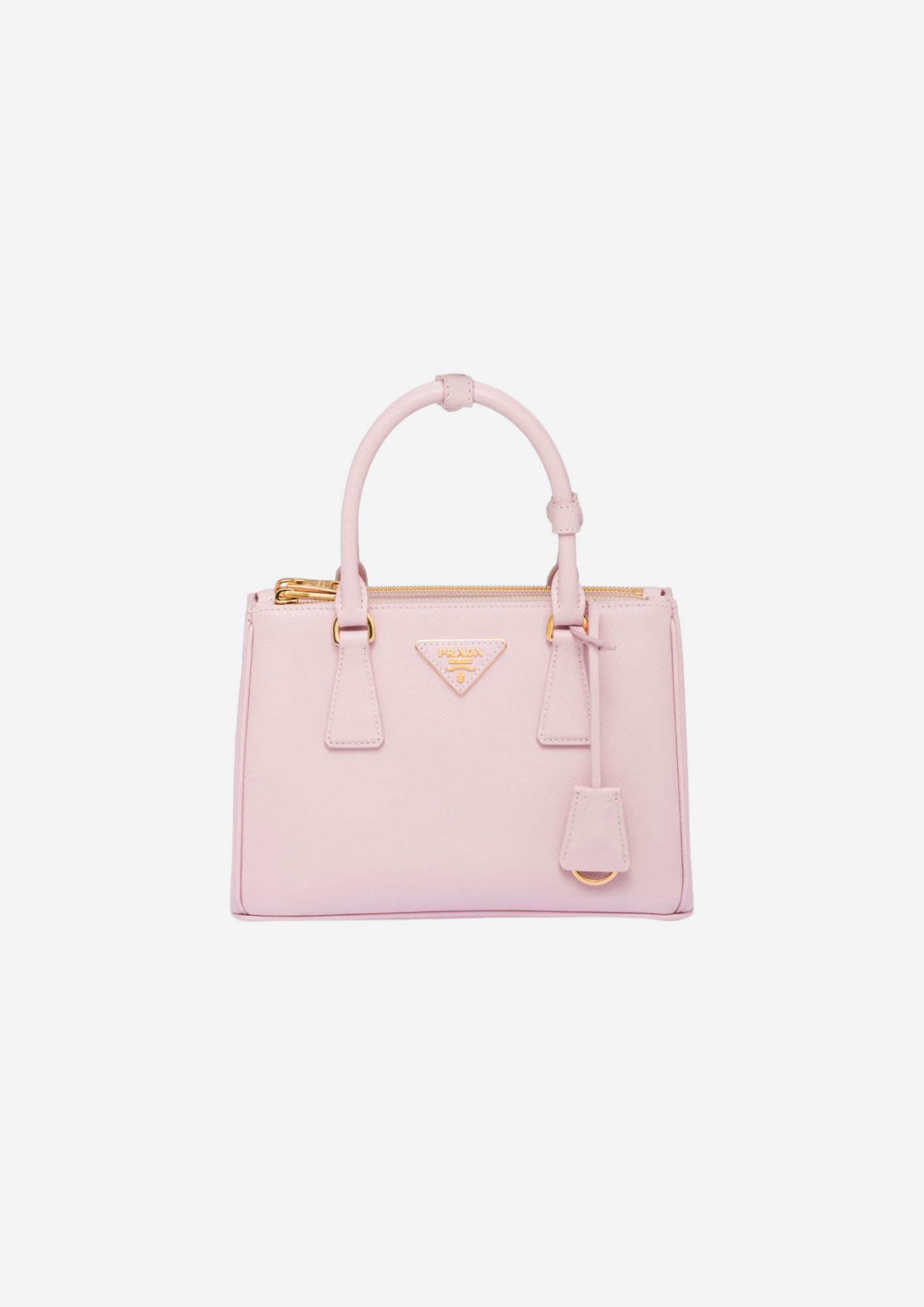 BOLSA PRADA GALLERIA PEQUEÑA EN SAFFIANO ALABASTRO