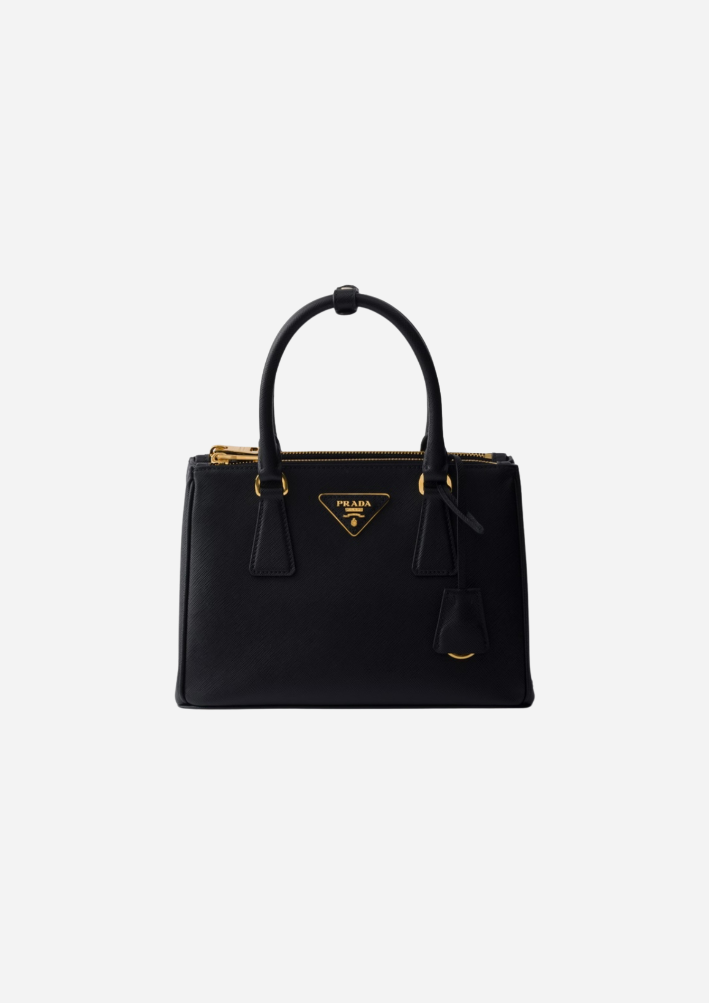 BOLSA PRADA GALLERIA MEDIANA EN SAFFIANO NEGRO