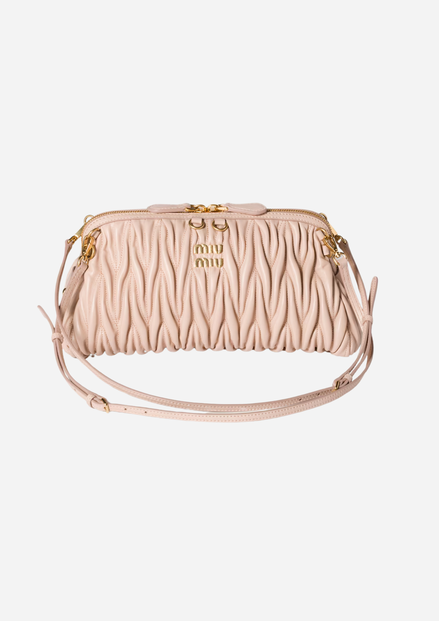 MIU MIU POCHETTE IN NAPPA MATELASSÉ CIPRIA
