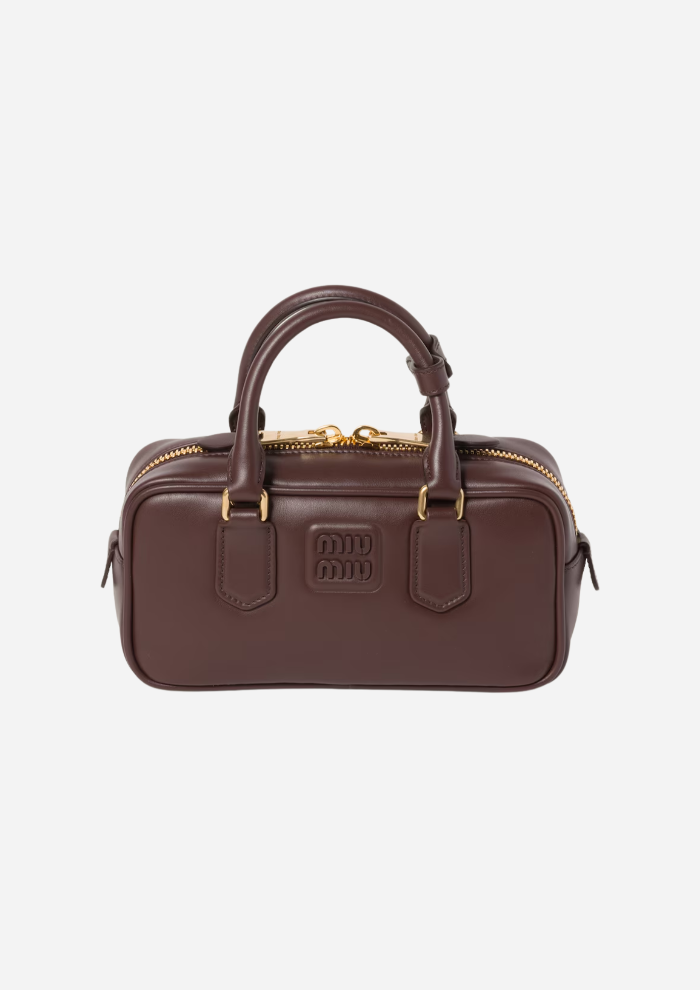 MIU MIU BORSA ARCADIE REGULAR VAN RADICA LEER