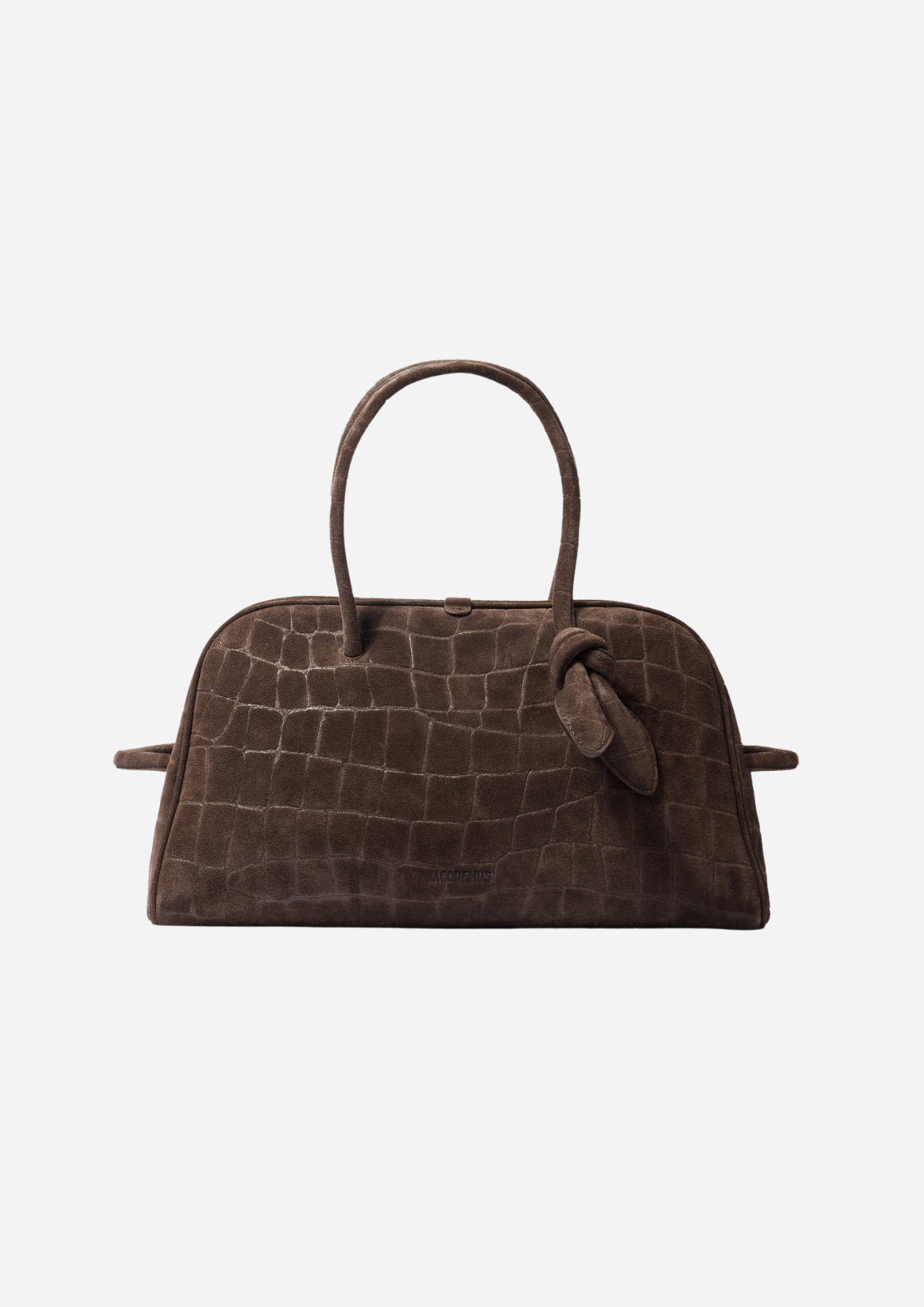 Jacquemus Turismo la Croisiere Dark Brown Croco