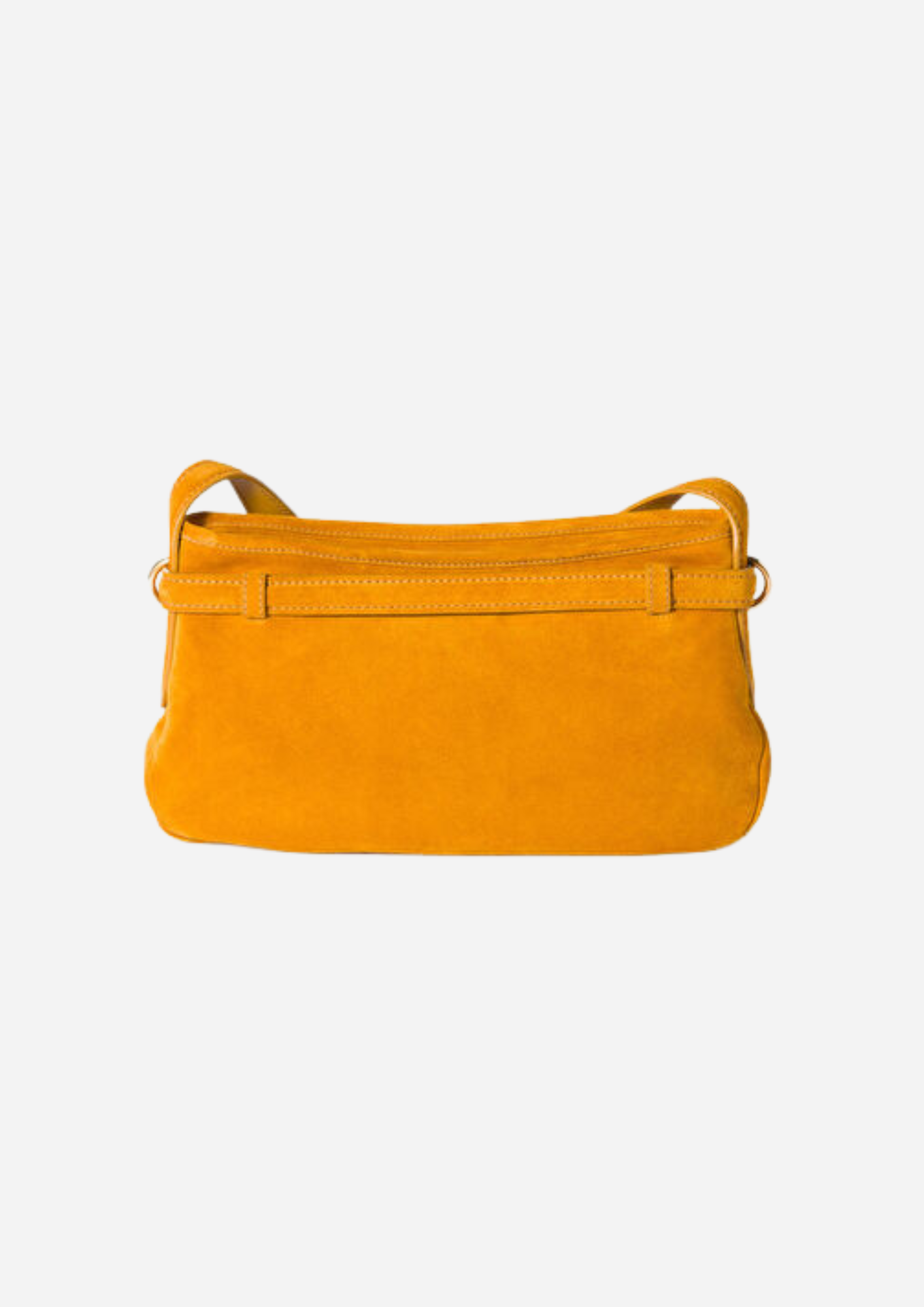 Miu Miu Aventure Bag Whiskey in Camoscio con Dettagli Oro