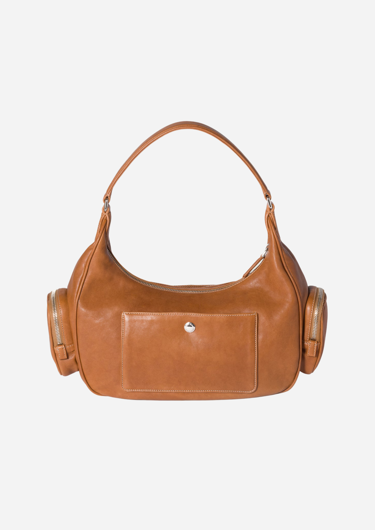 Miu Miu Pocket Borsa Caramello in Nappa Multitasche
