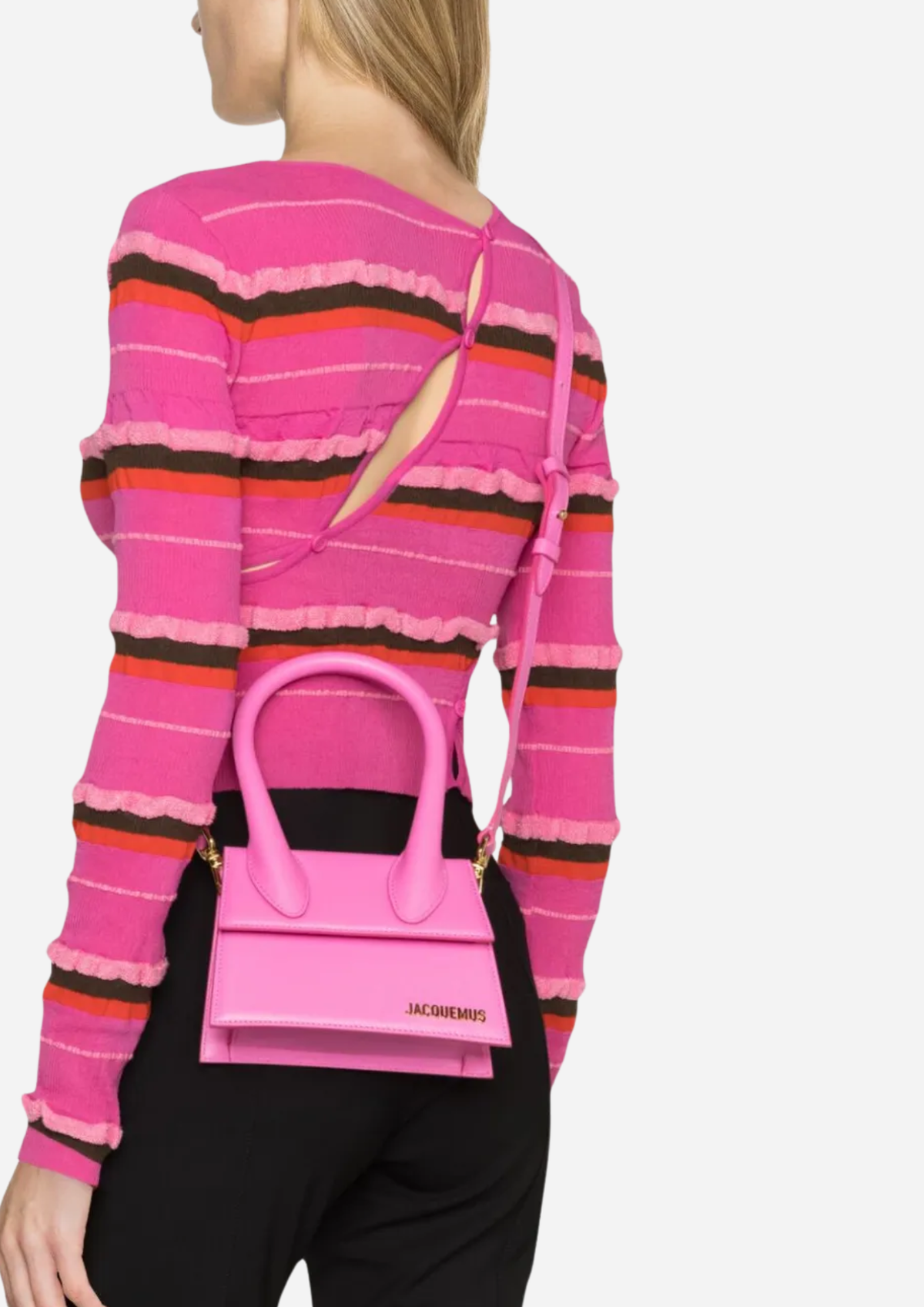 Jacquemus Le Chiquito Moyen Fuchsiaroze