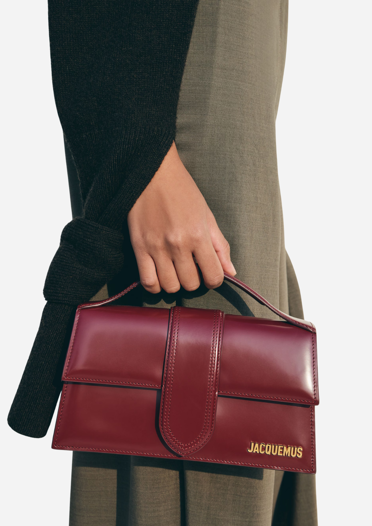 Jacquemus Le Grand Bambino Burgundy