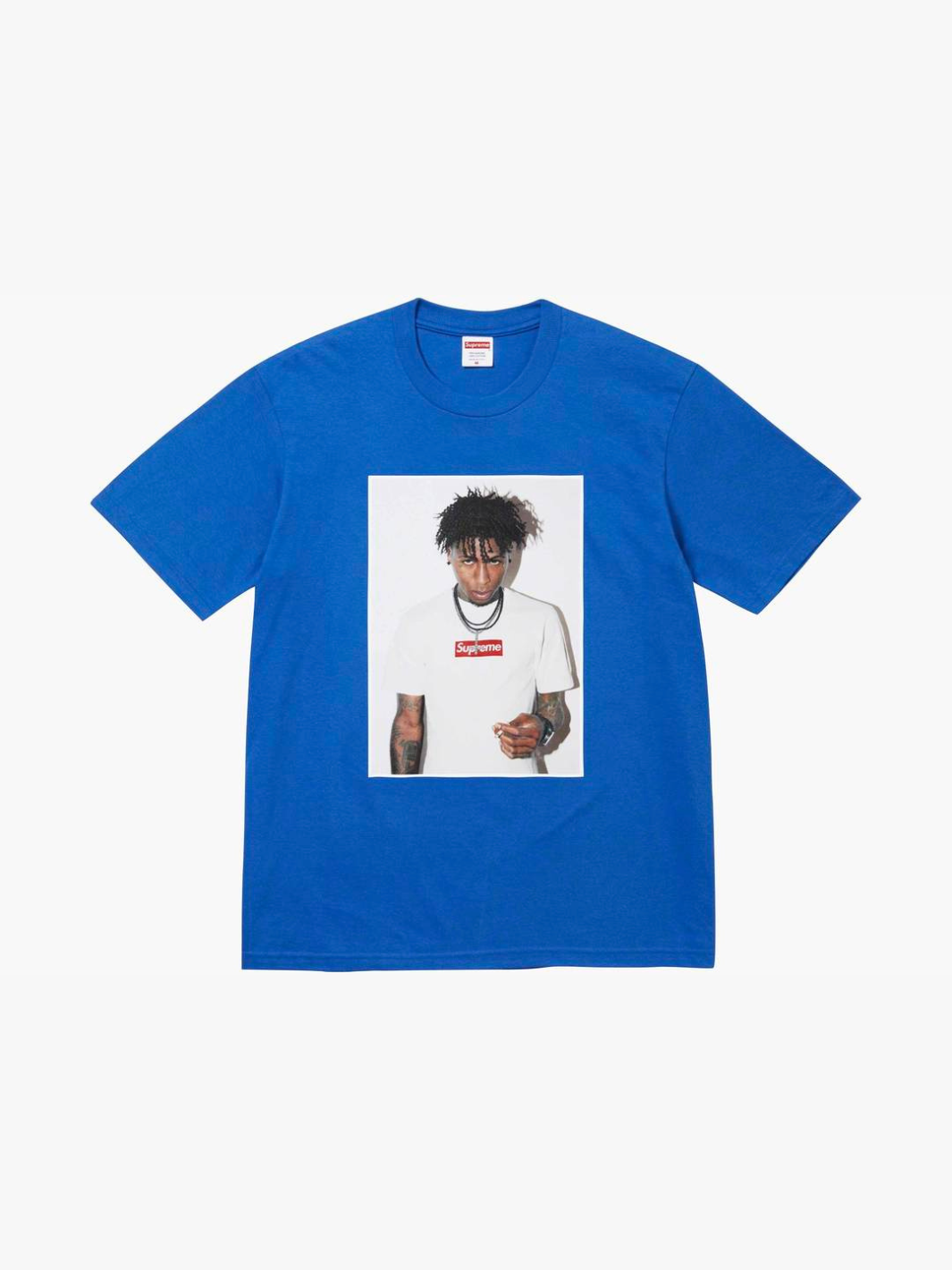 SUPREME NBA YOUNGBOY TEE LIGHT ROYAL