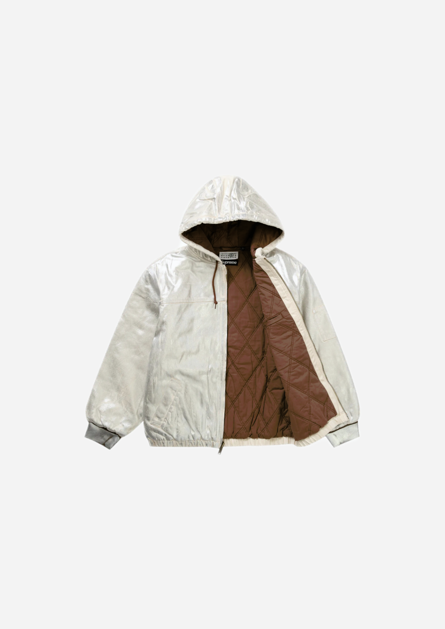 SUPREME MM6 MAISON MARGIELA FOIL HOODED WORK JACKET