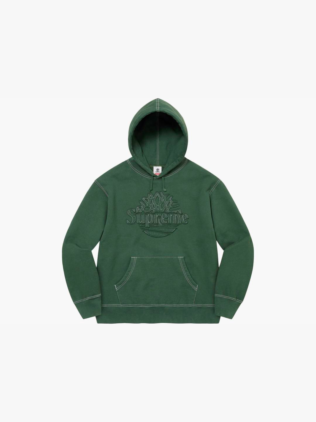 SUPREME TIMBERLAND HOODED SWEATSHIRT (SS23) DARK GREEN