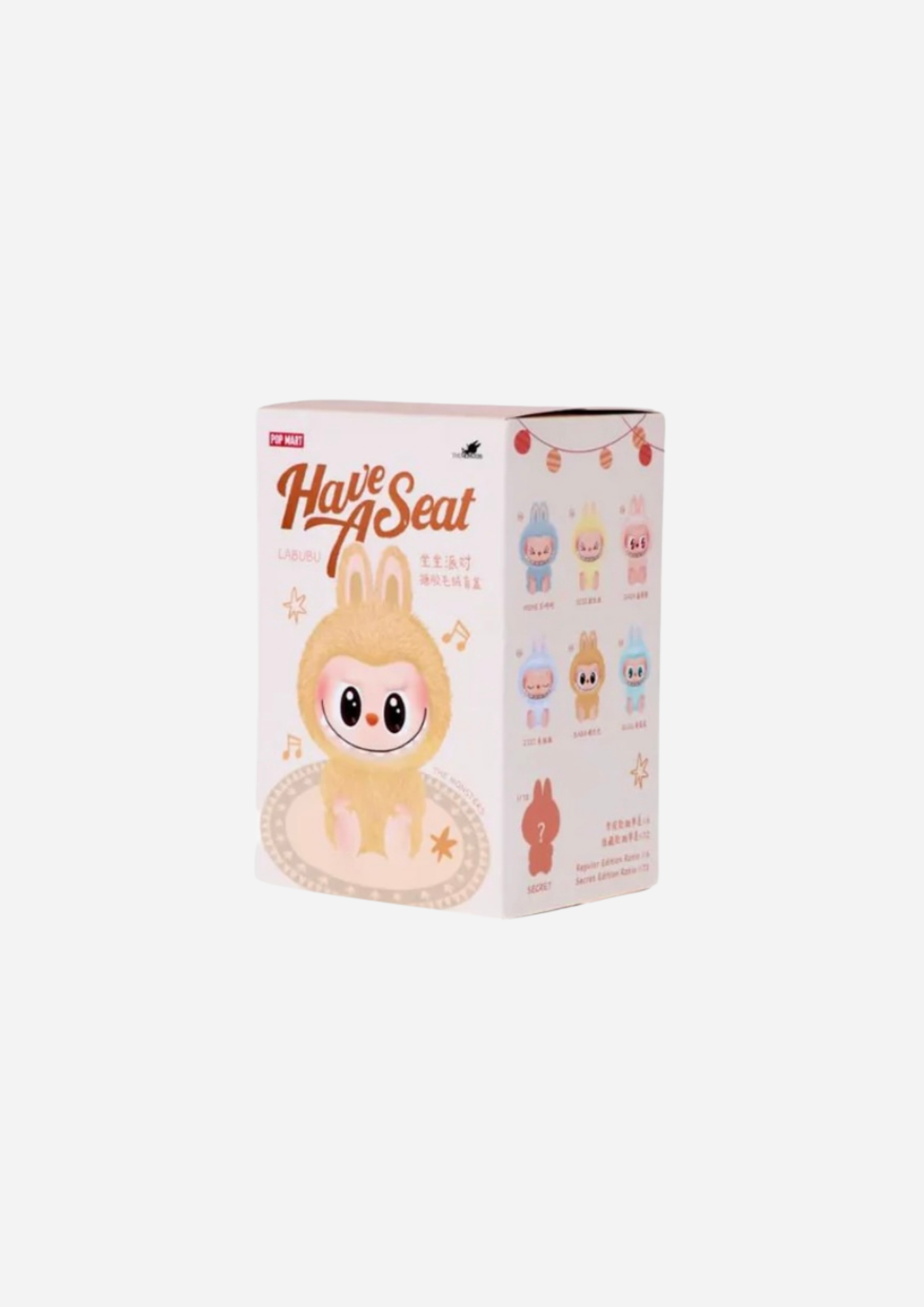 POP MART LABUBU THE MONSTERS HAVE A SEAT VINYL PLUSH (1 BLIND BOX)