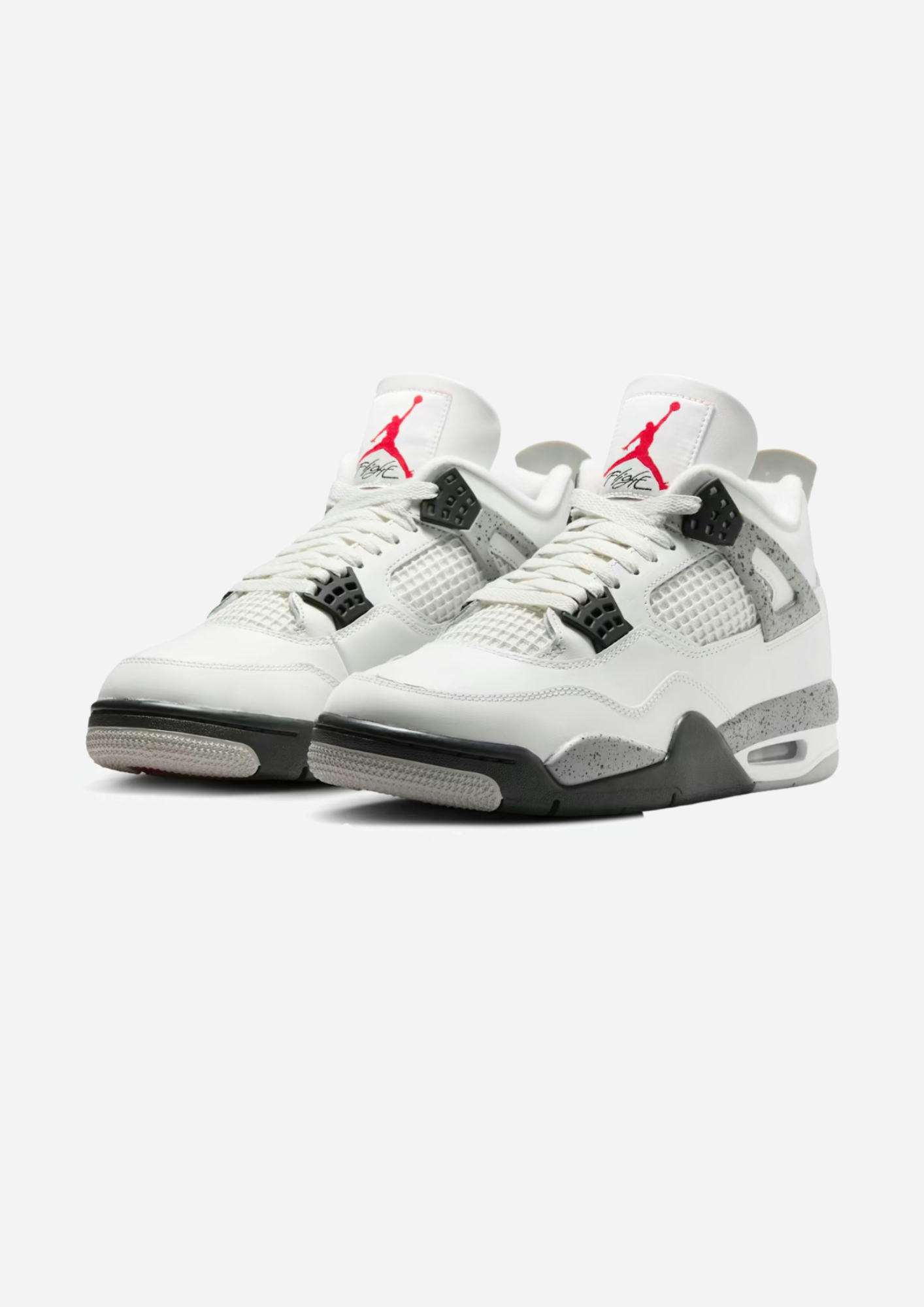 AIR JORDAN 4 RETRO WHITE CEMENT 2025 (SPECIAL PRICE)
