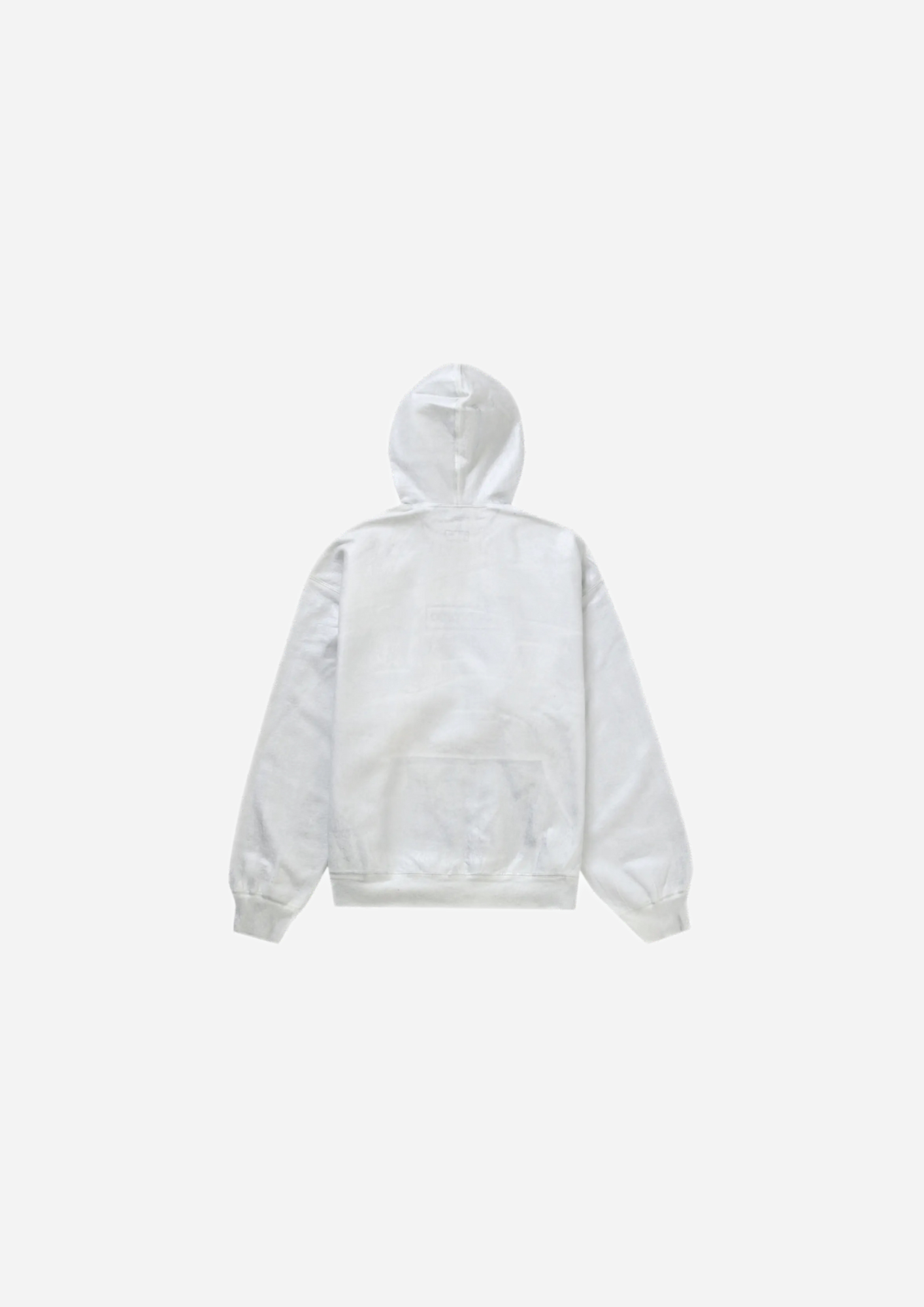 SUPREME MM6 MAISON MARGIELA FOIL BOX LOGO HOODED WHITE