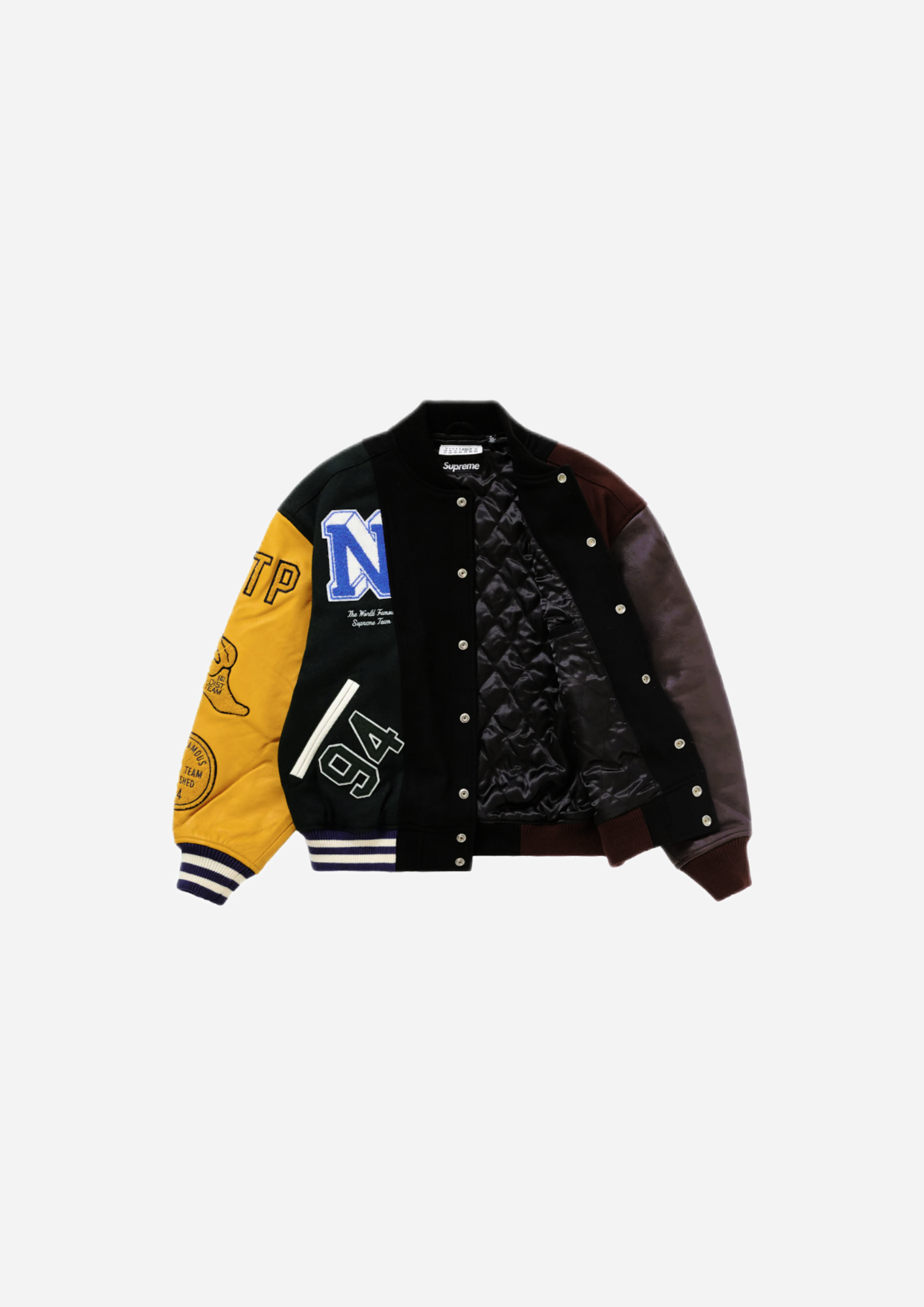 SUPREME MM6 MAISON MARGIELA SPLIT VARSITY JACKET