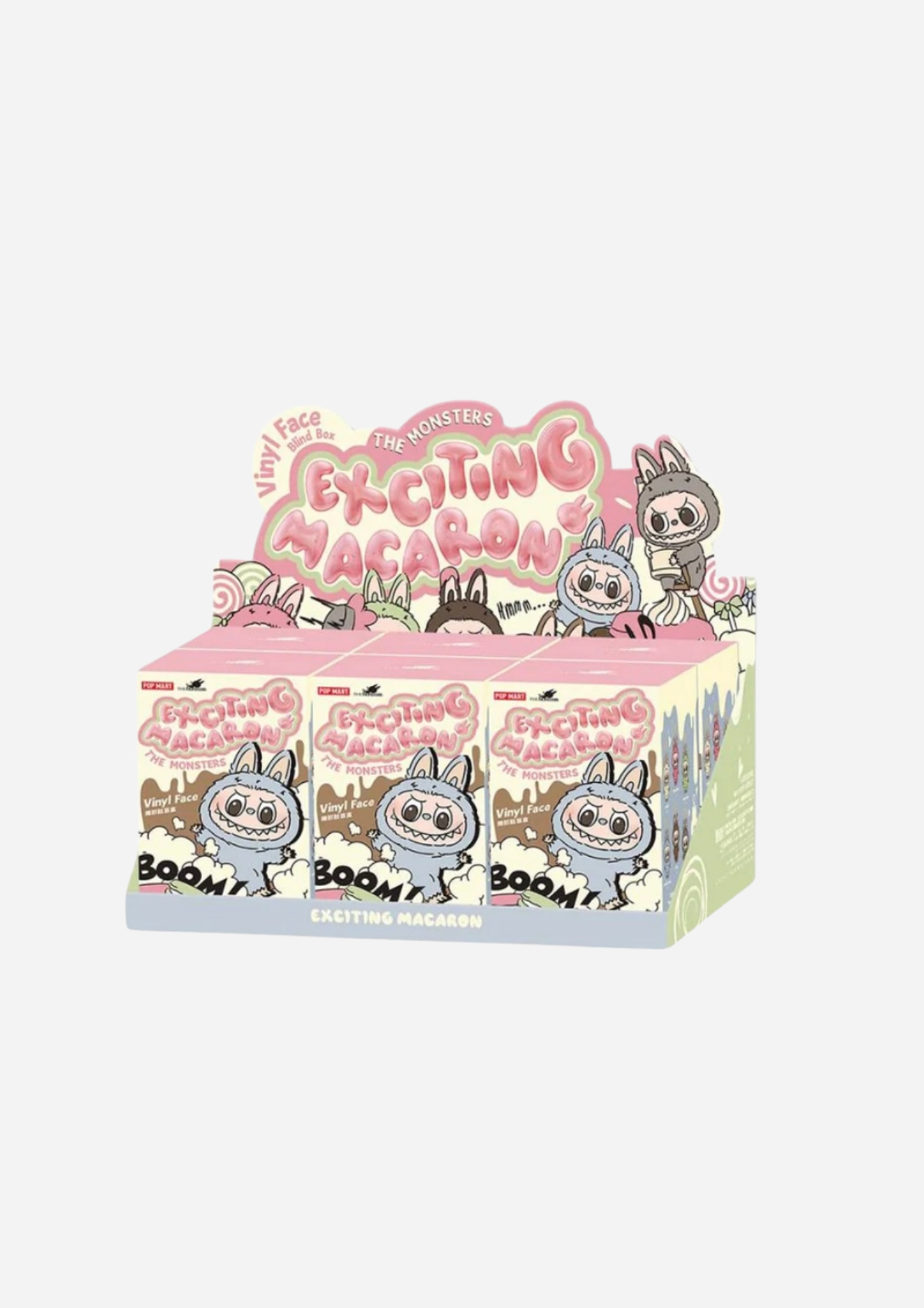 POP MART LABUBU THE MONSTERS EXCITING MACARONS SET COMPLETO (6 SCATOLE