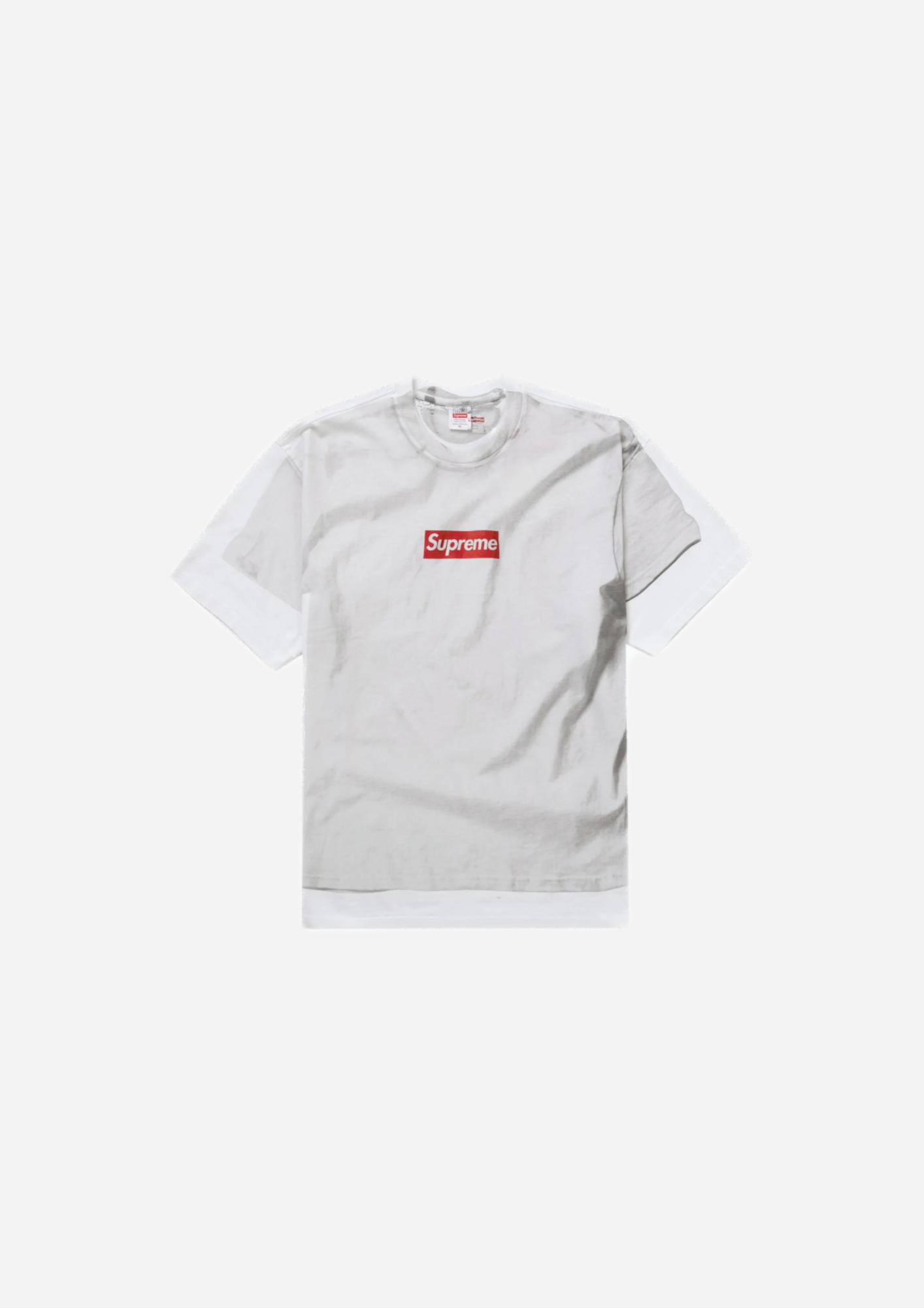 SUPREME MM6 MAISON MARGIELA BOX LOGO TEE WHITE