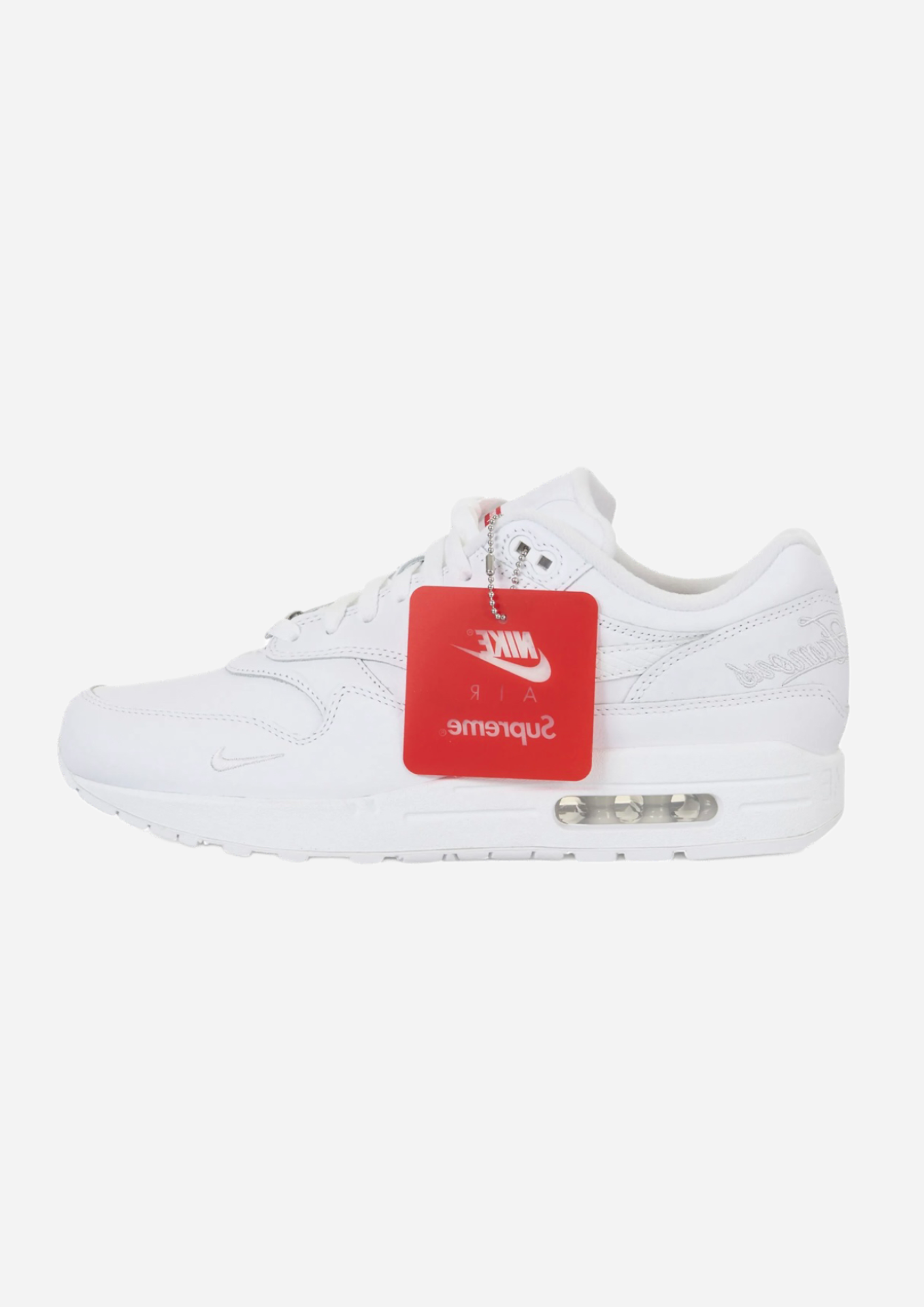 NIKE AIR MAX 1 '87 SP SUPREME TRIPLE WHITE