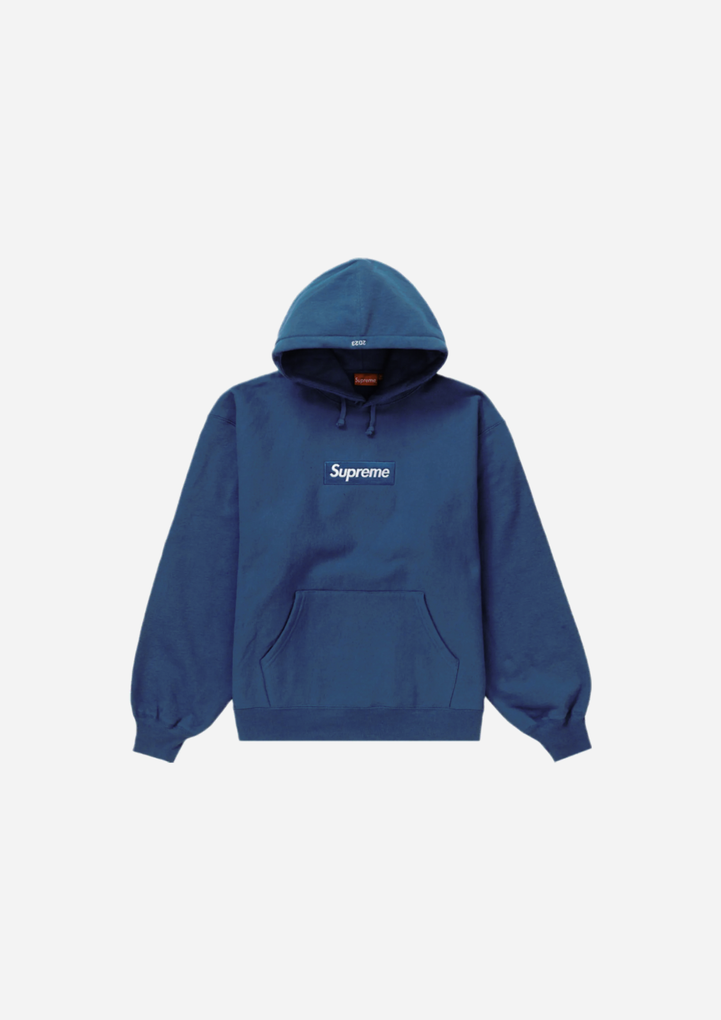 SUPREME BOX LOGO HOODED SWEATSHIRT (SS23) BLUE