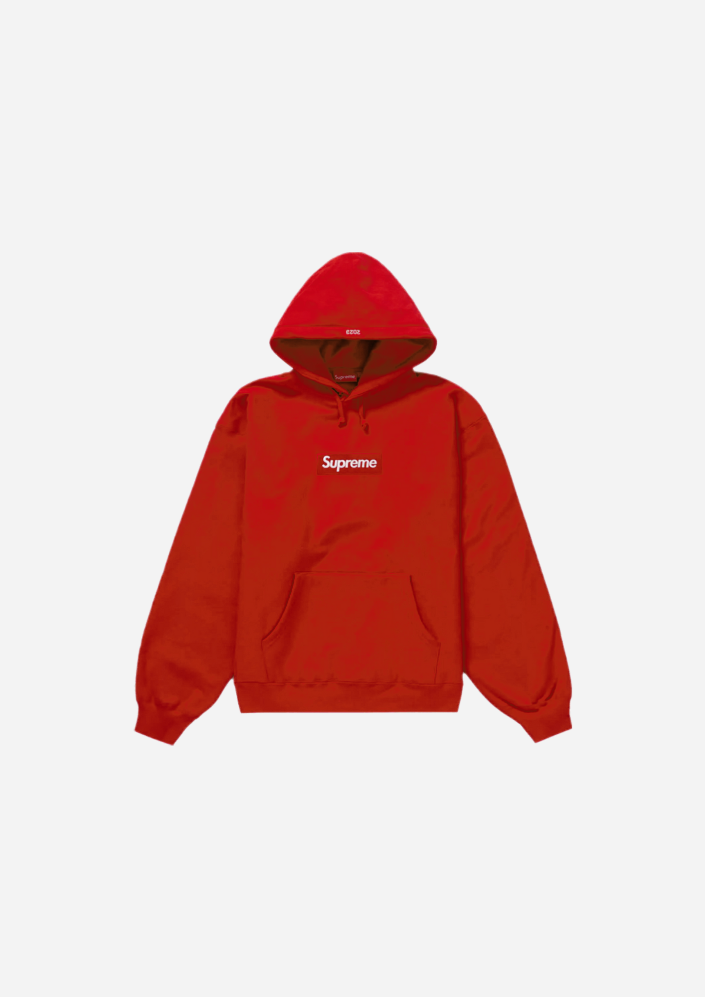 SUPREME BOX LOGO HOODED SWEATSHIRT (SS23) RED