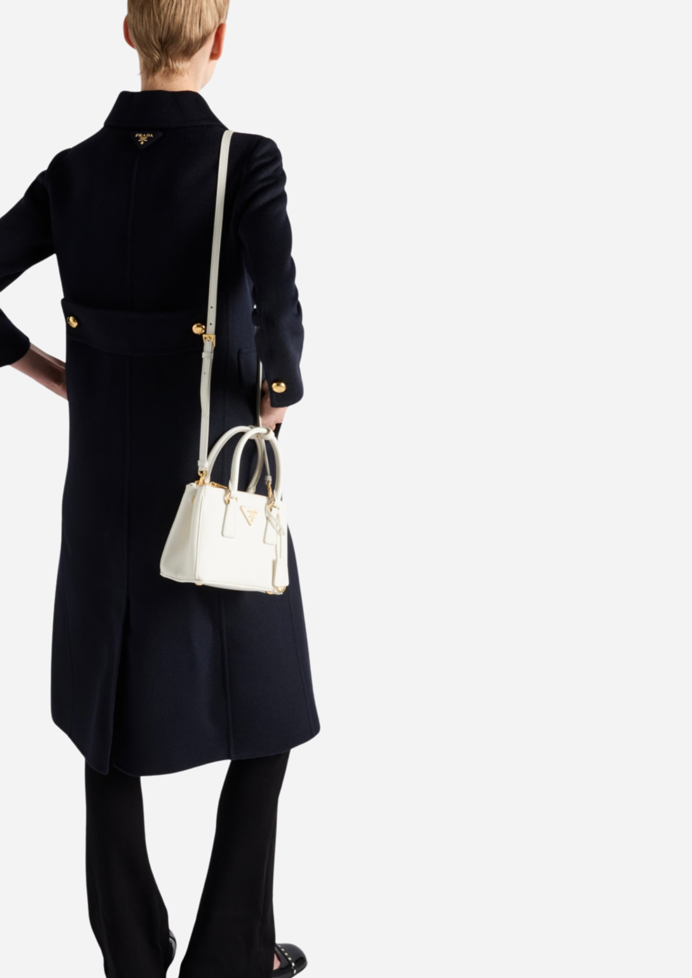 SAC PRADA GALLERIA MINI EN SAFFIANO BLANC