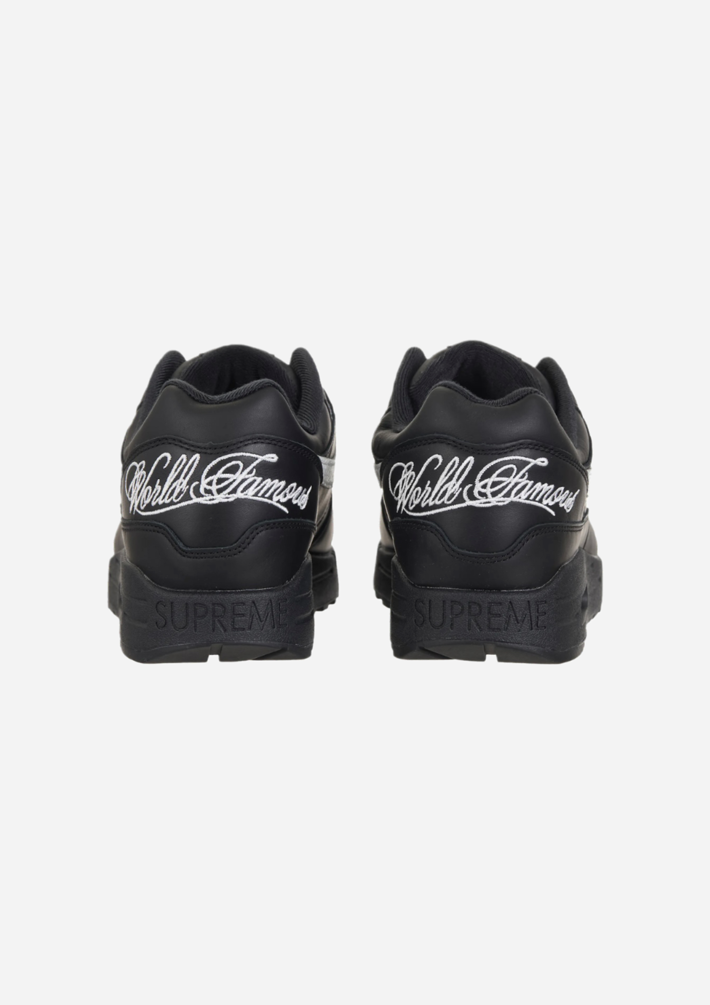 NIKE AIR MAX 1 '87 SP SUPREME BLACK WHITE