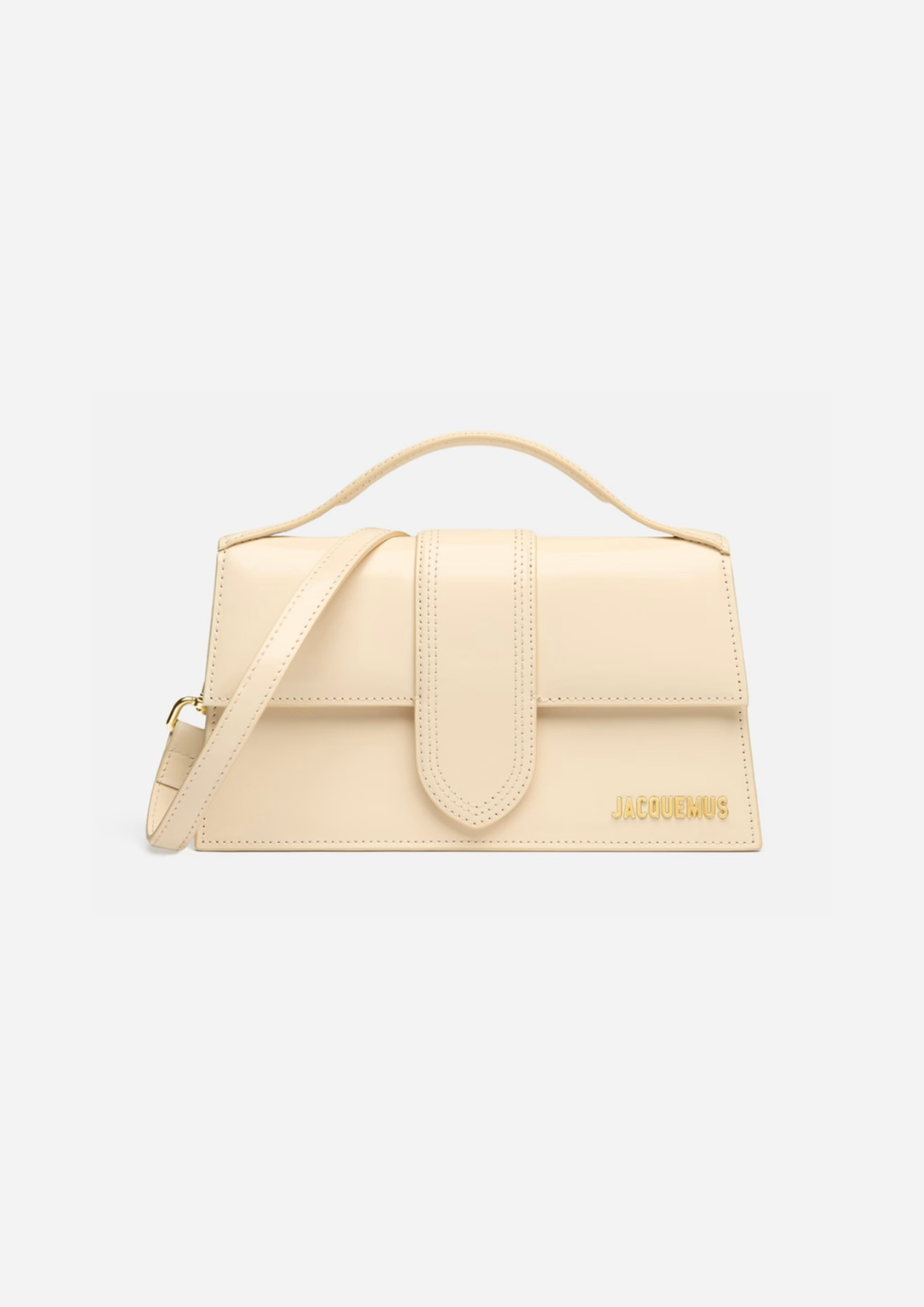 Jacquemus Le Grand Bambino Avorio Chiaro, vista frontale