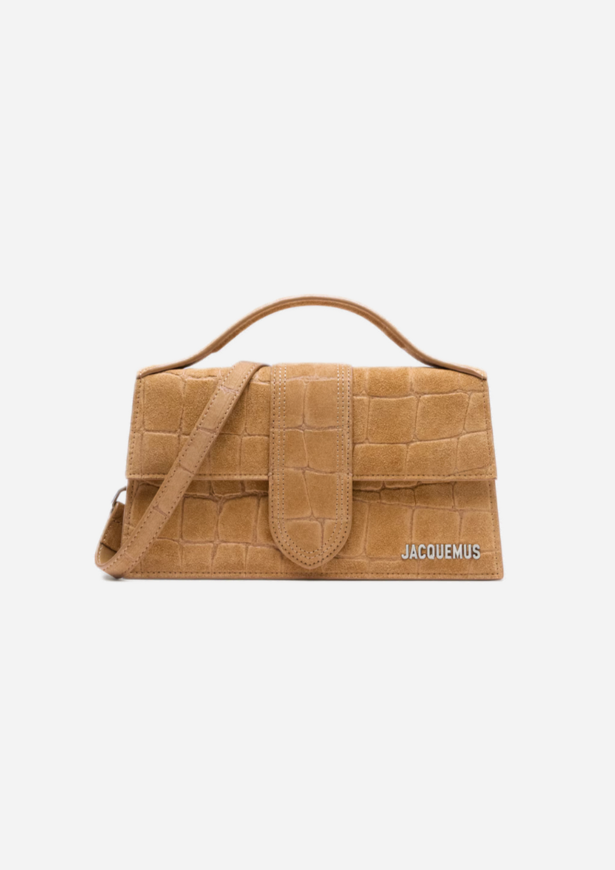 Jacquemus Le Grand Bambino La Croisière Camel, vista frontale