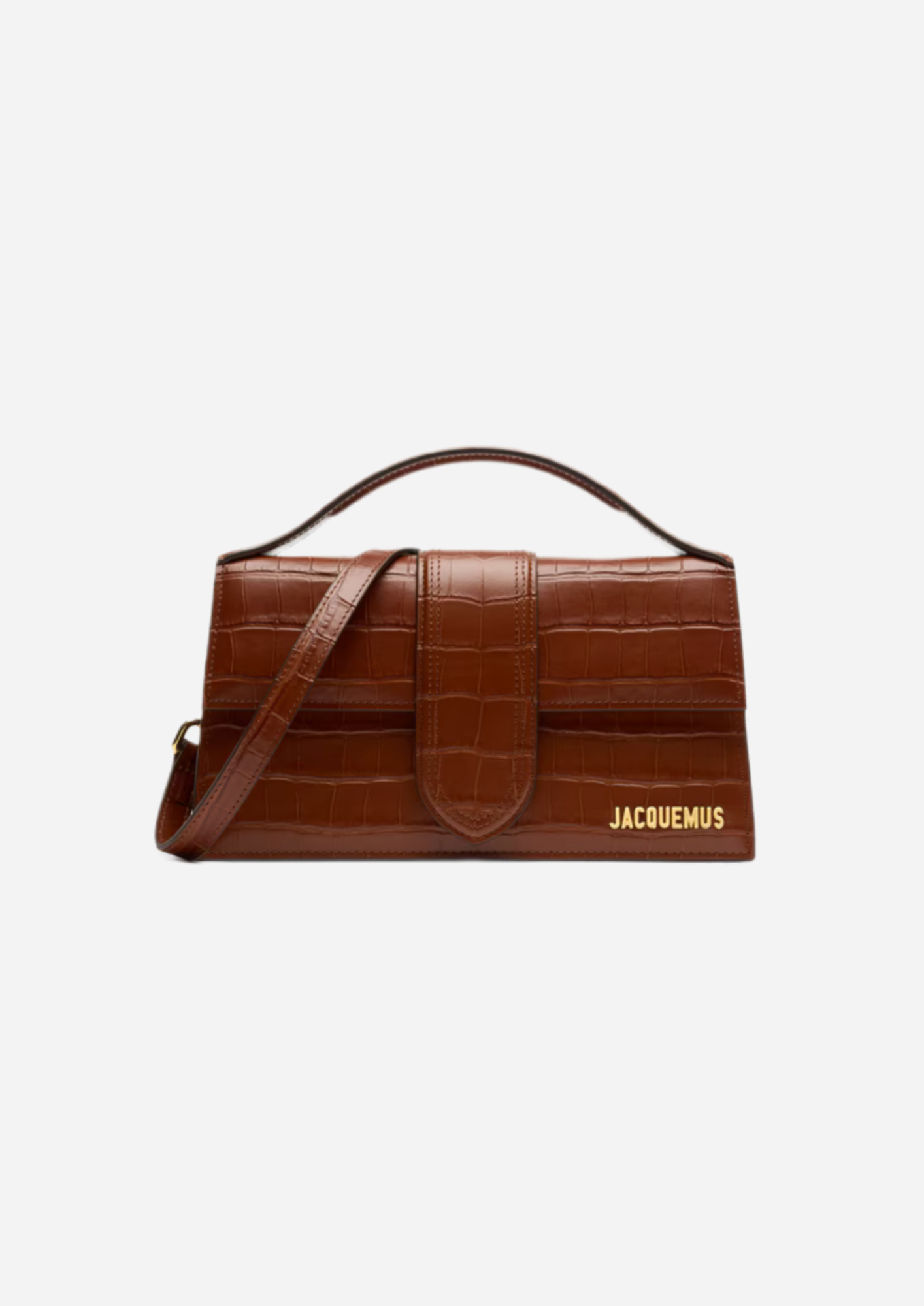 Jacquemus Le Grand Bambino La Croisière Marrone, vista frontale