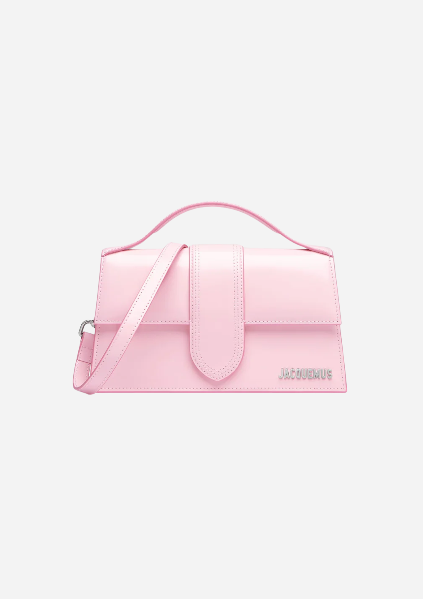 Jacquemus Le Grand Bambino Rosa Chiaro, vista frontale