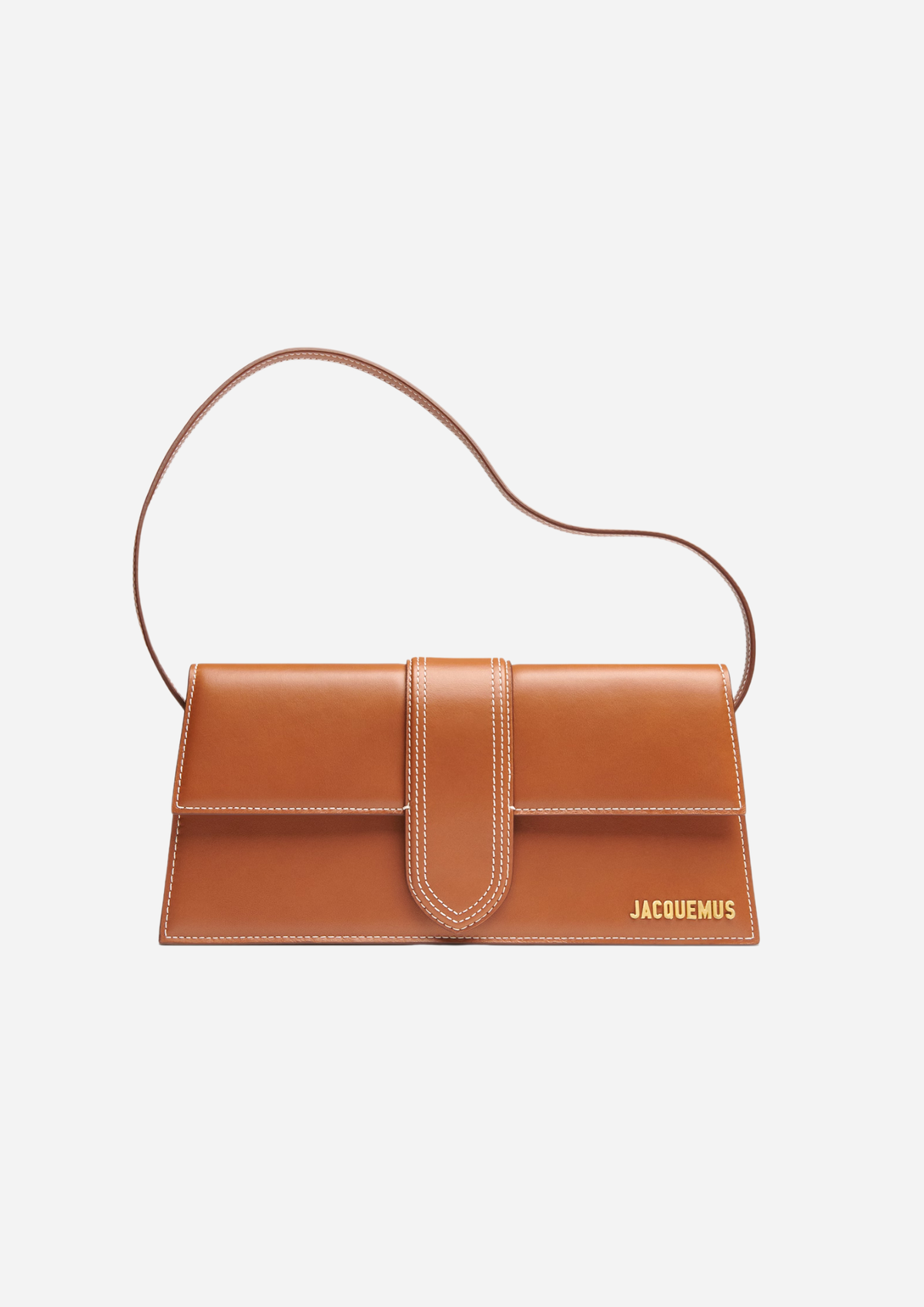 Jacquemus Le Long Bambino Marrone Chiaro, vista frontale