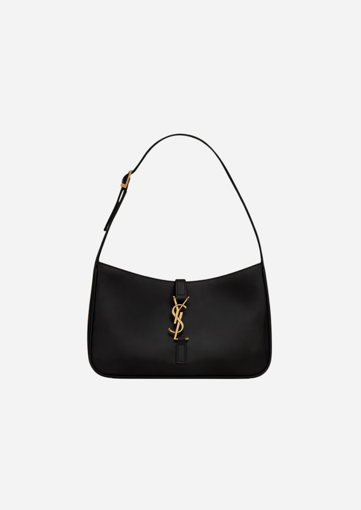Saint Laurent Le 5 à 7 Nera in Pelle Liscia, vista frontale