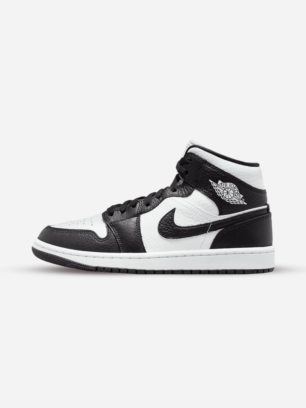 JORDAN 1 MID SPLIT BLACK WHITE