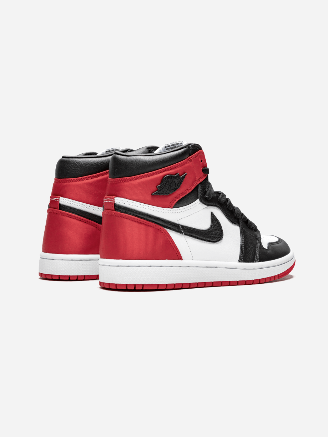 JORDAN 1 HIGH SATIN BLACK TOE