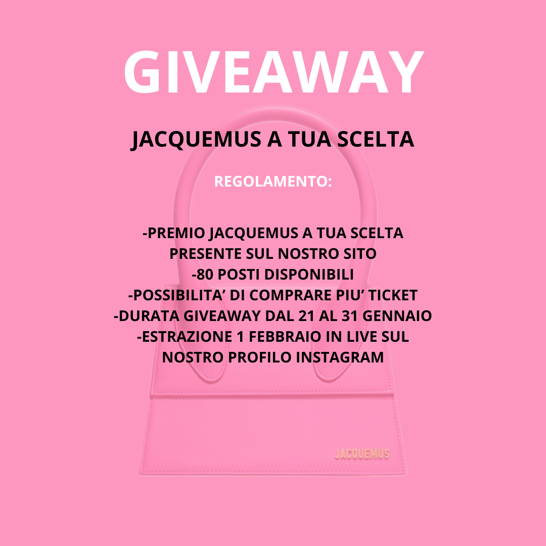 JACQUEMUS A 15€ (GIVEAWAY)