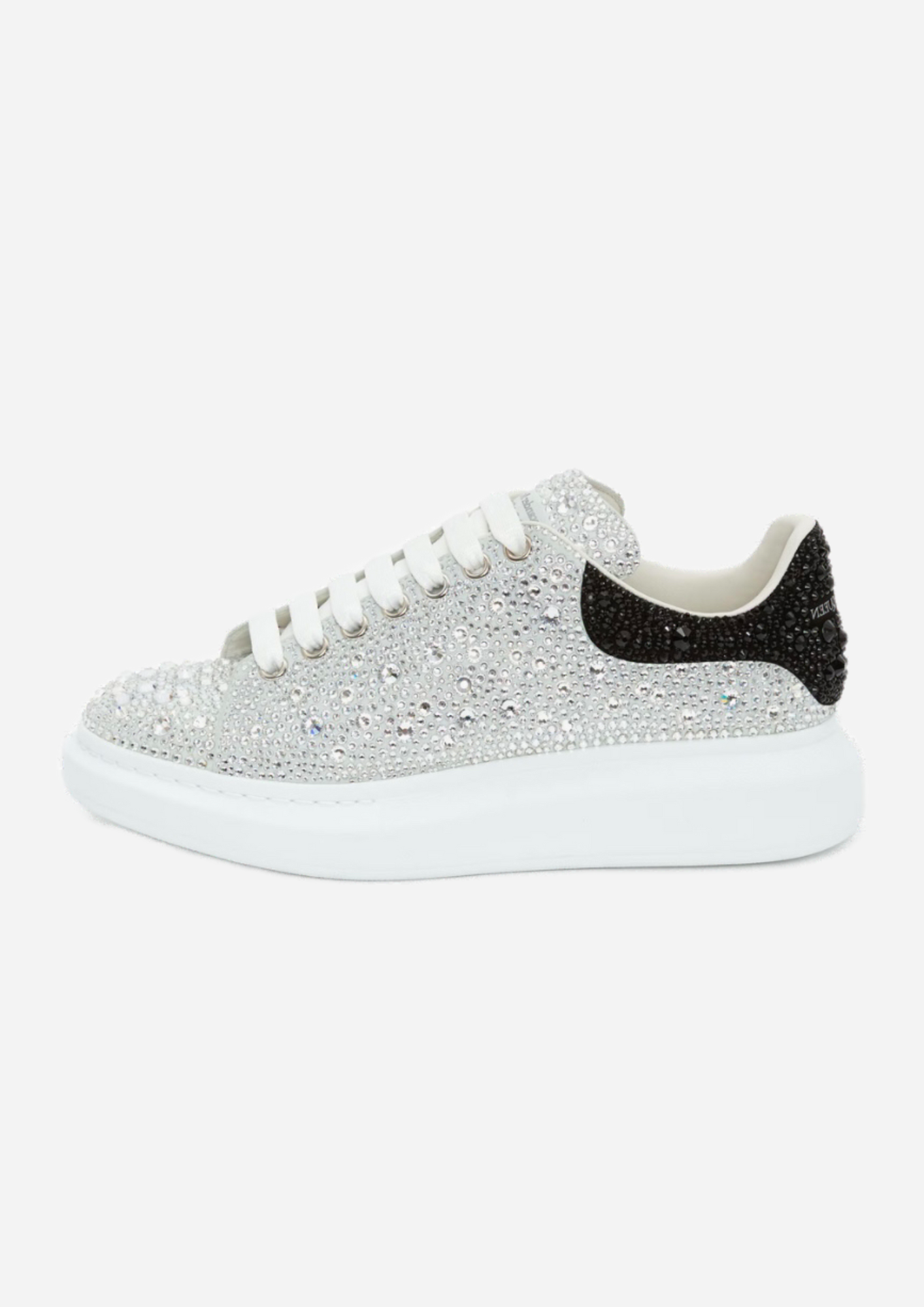 ALEXANDER MCQUEEN SWAROVSKI BIANCO FULL CRISTALLO