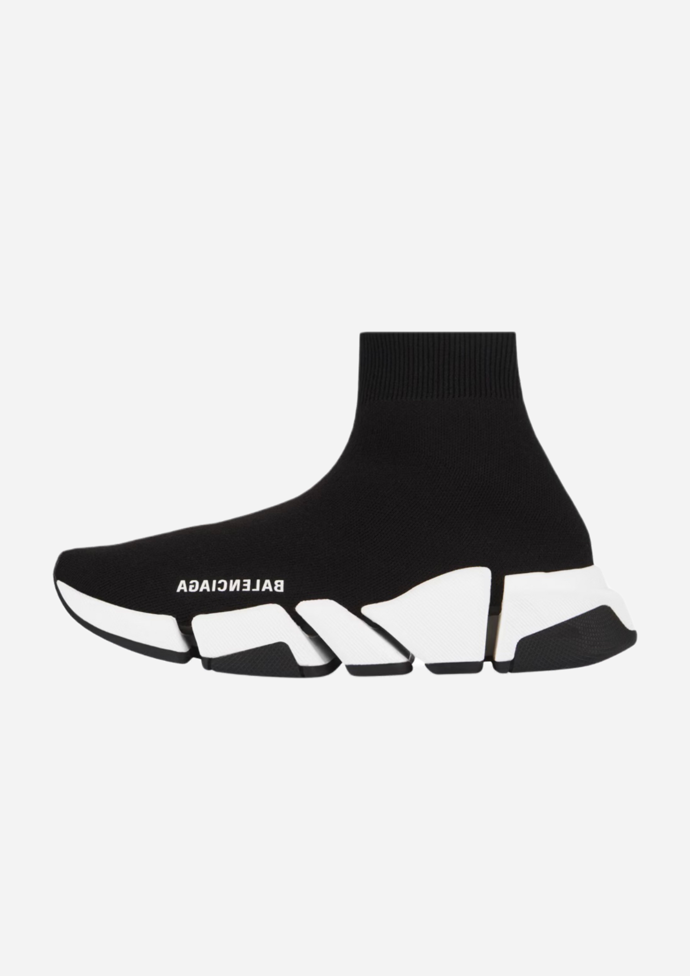 BALENCIAGA SPEED 2.0 IN MAGLIA RICICLATA DA UOMO IN NERO