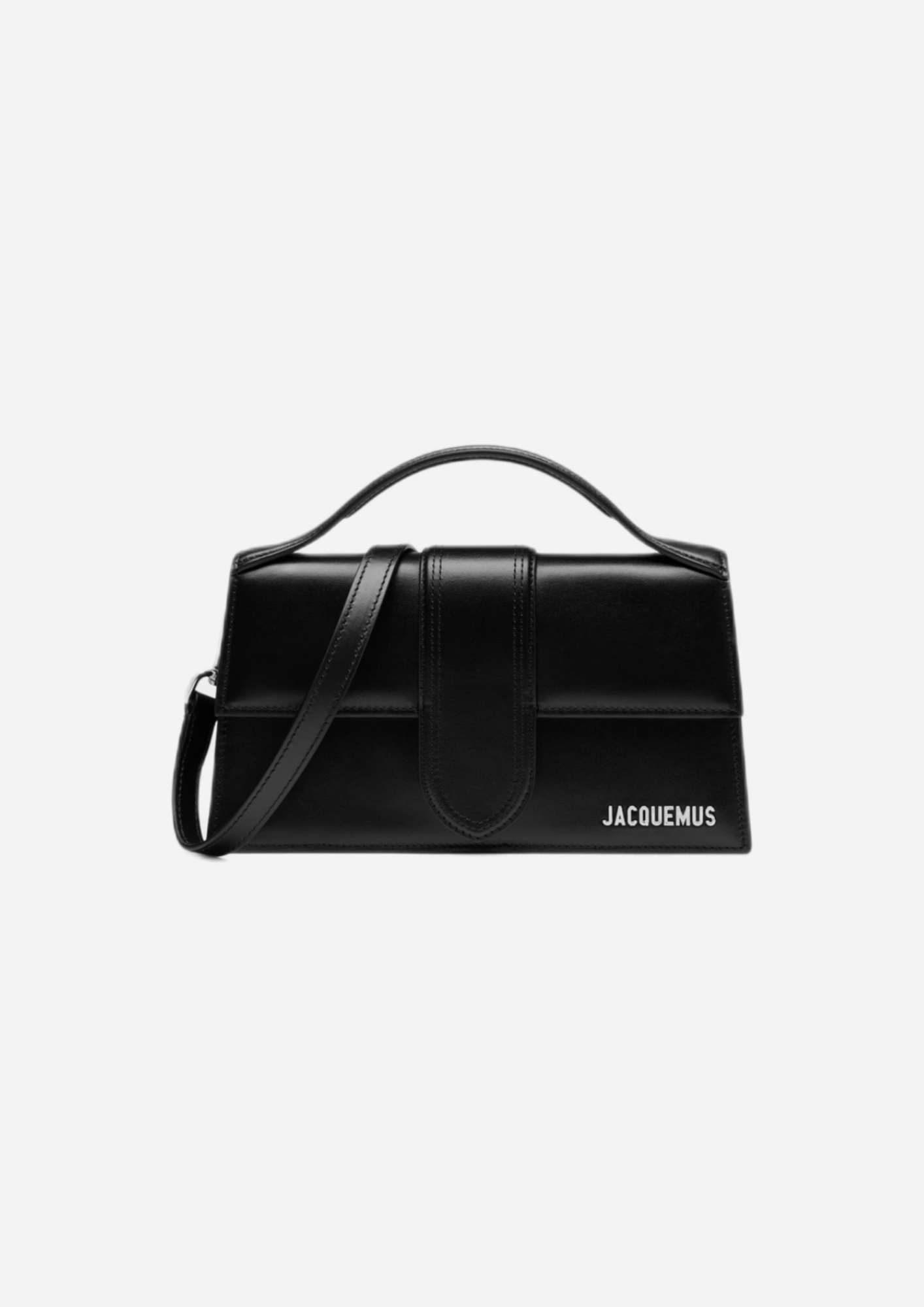 JACQUEMUS GRAND BAMBINO BLACK/SILVER