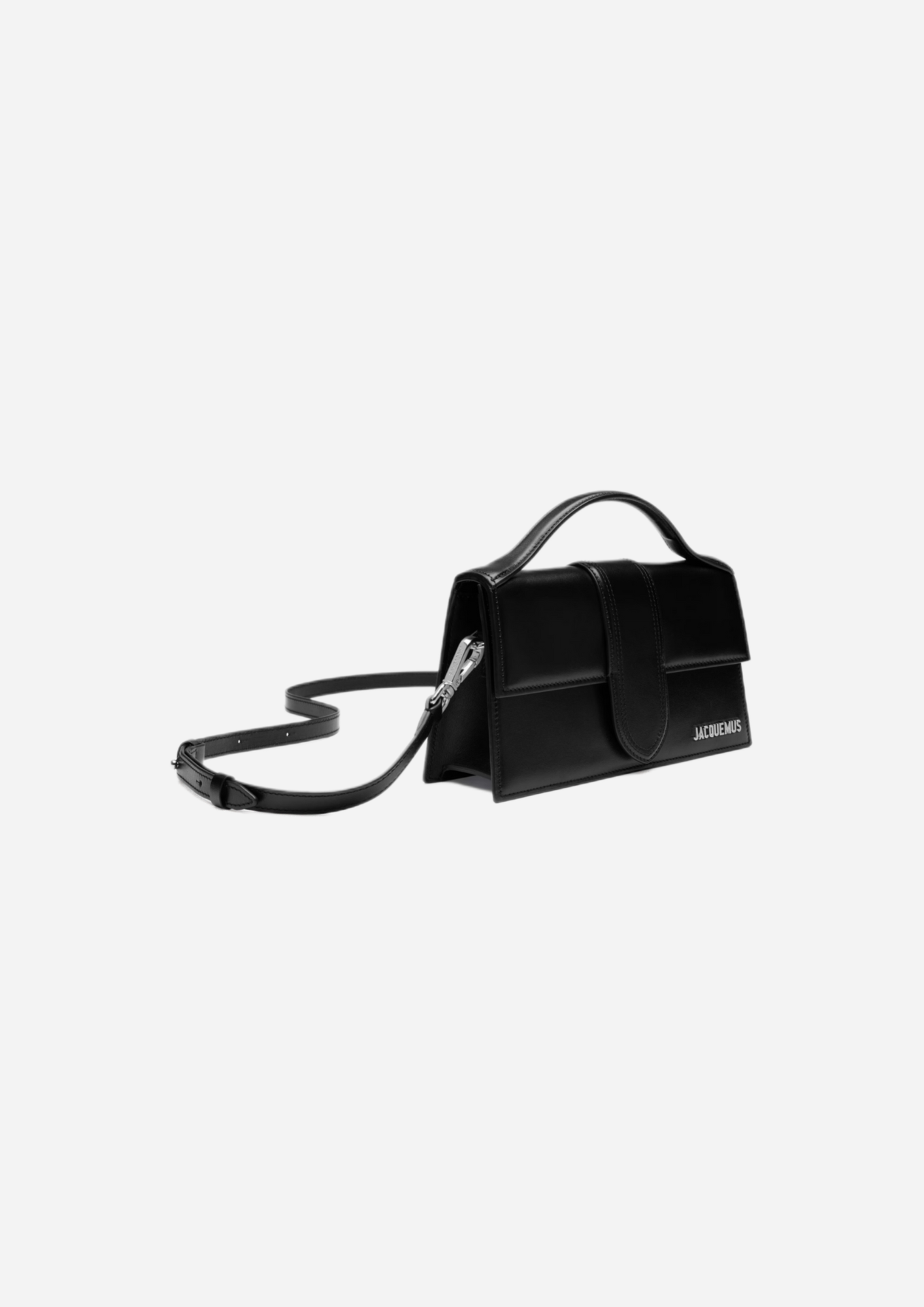 JACQUEMUS GRAND BAMBINO BLACK/SILVER