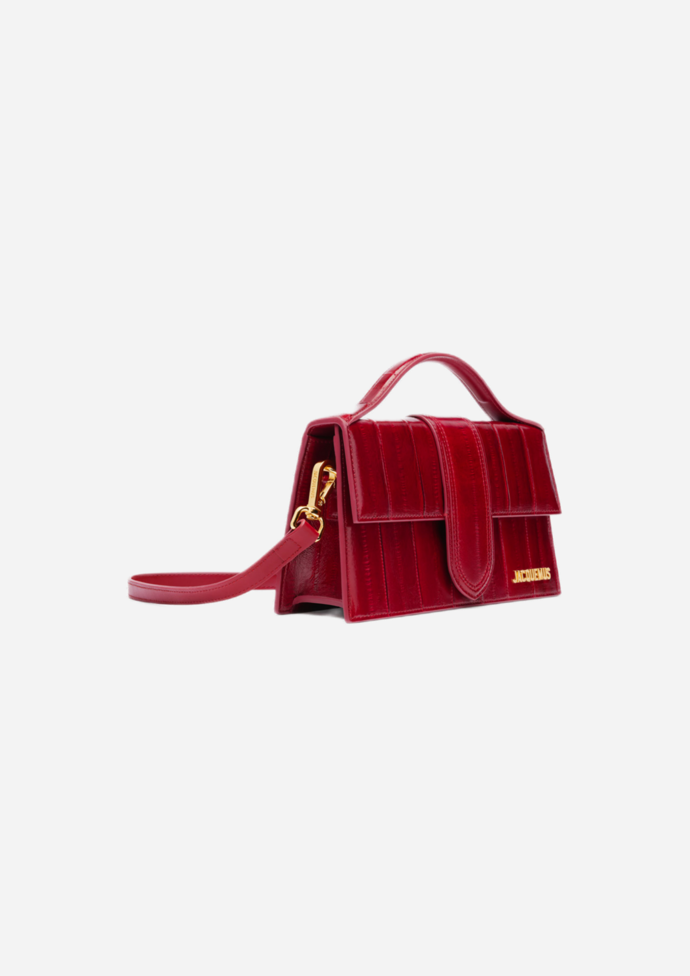 JACQUEMUS GRAND BAMBINO DARK RED