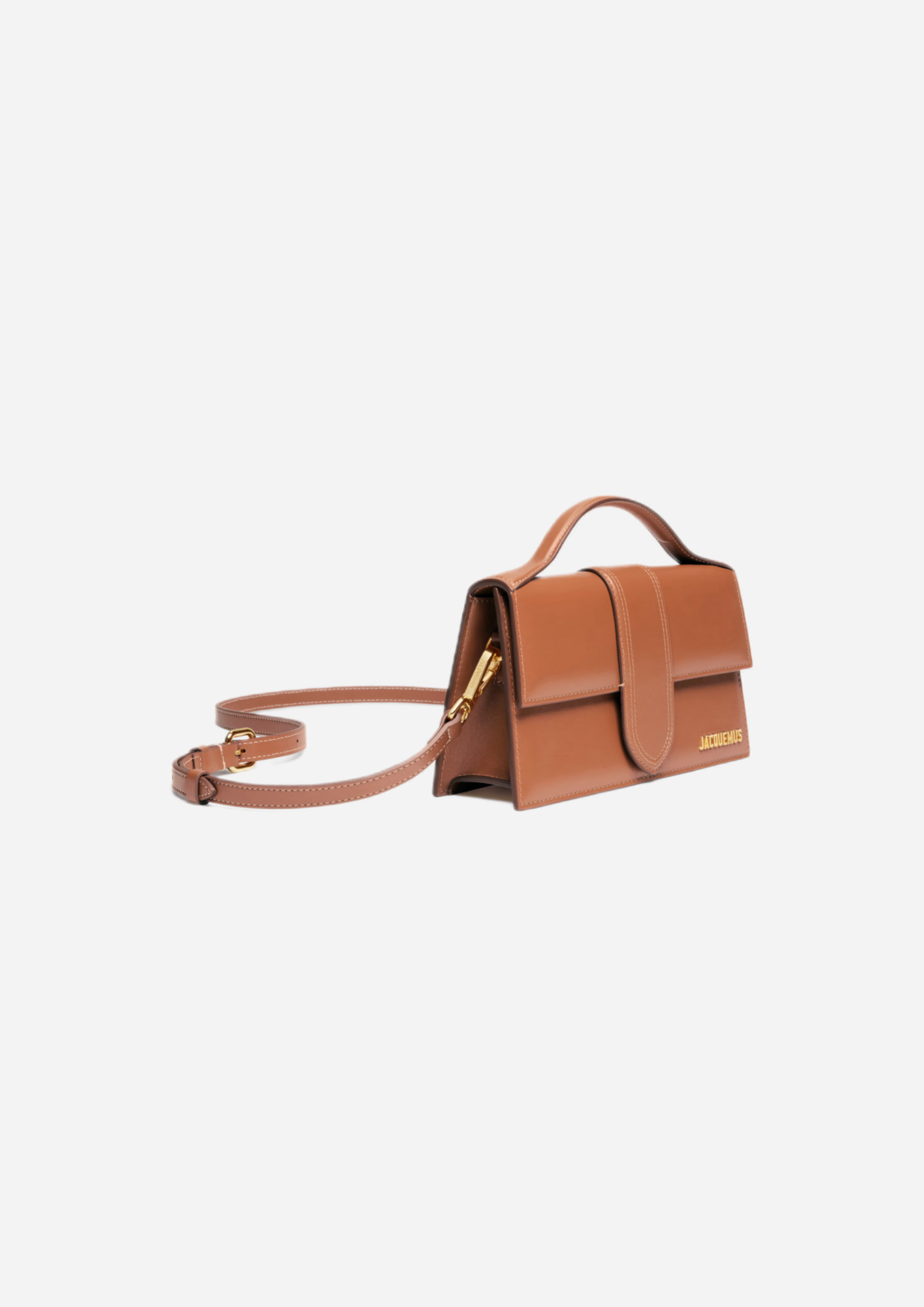 JACQUEMUS GRAND BAMBINO LIGHT BROWN