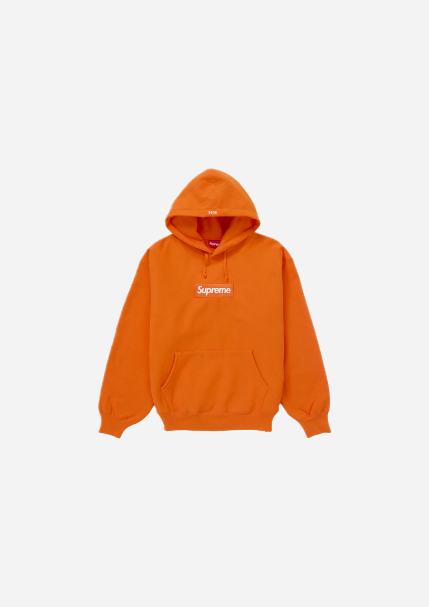 SUPREME BOX LOGO HOODED SWEATSHIRT (FW24) ORANGE