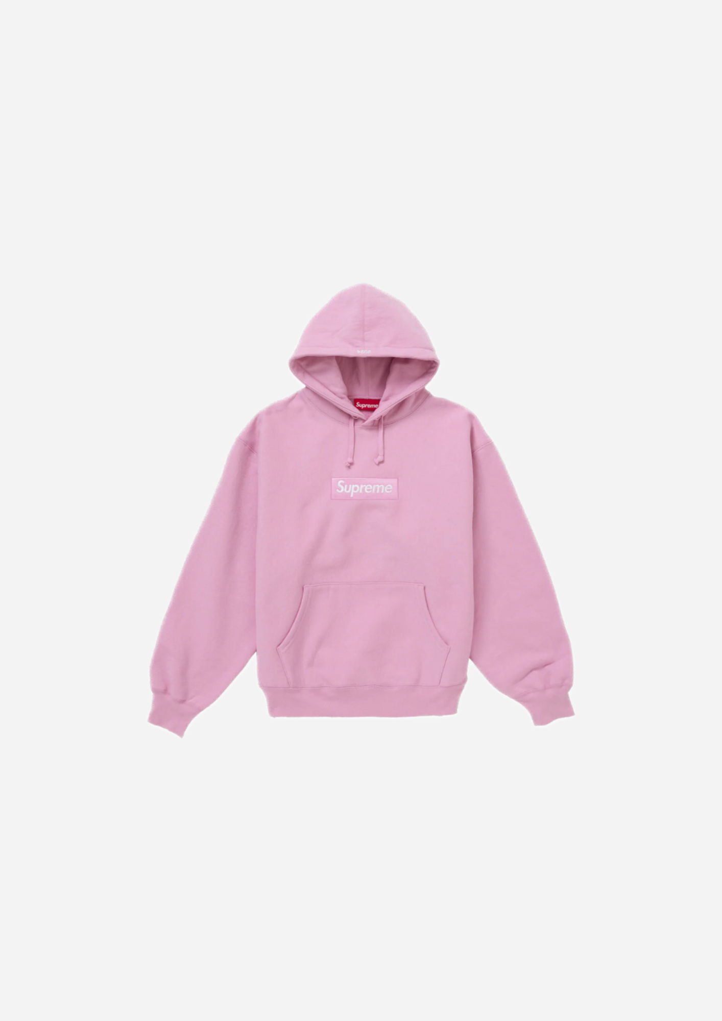 SUPREME BOX LOGO HOODED SWEATSHIRT (FW24) PINK