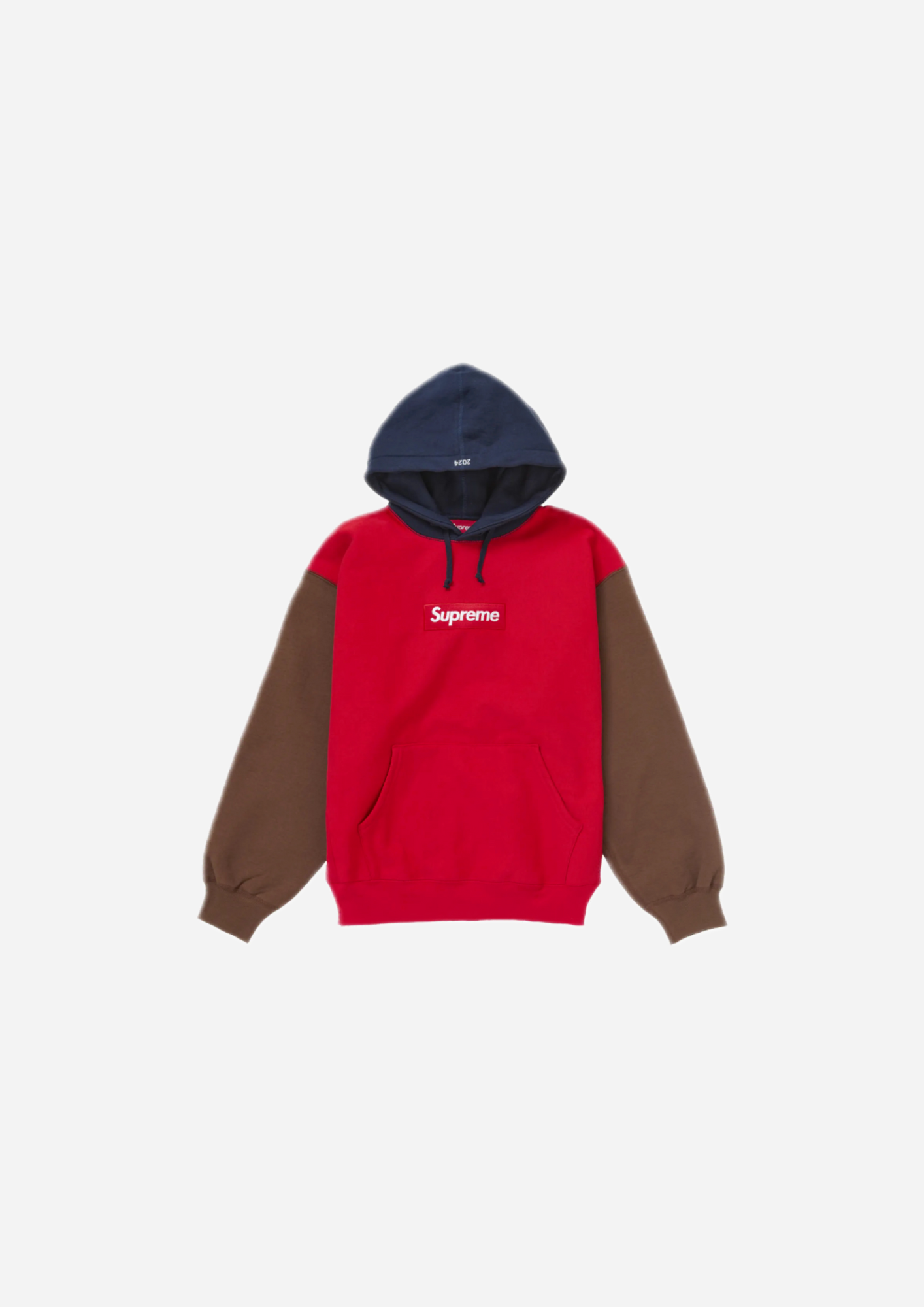 SUDADERA CON CAPUCHA Y LOGO SUPREME BOX (OI24) MULTICOLOR