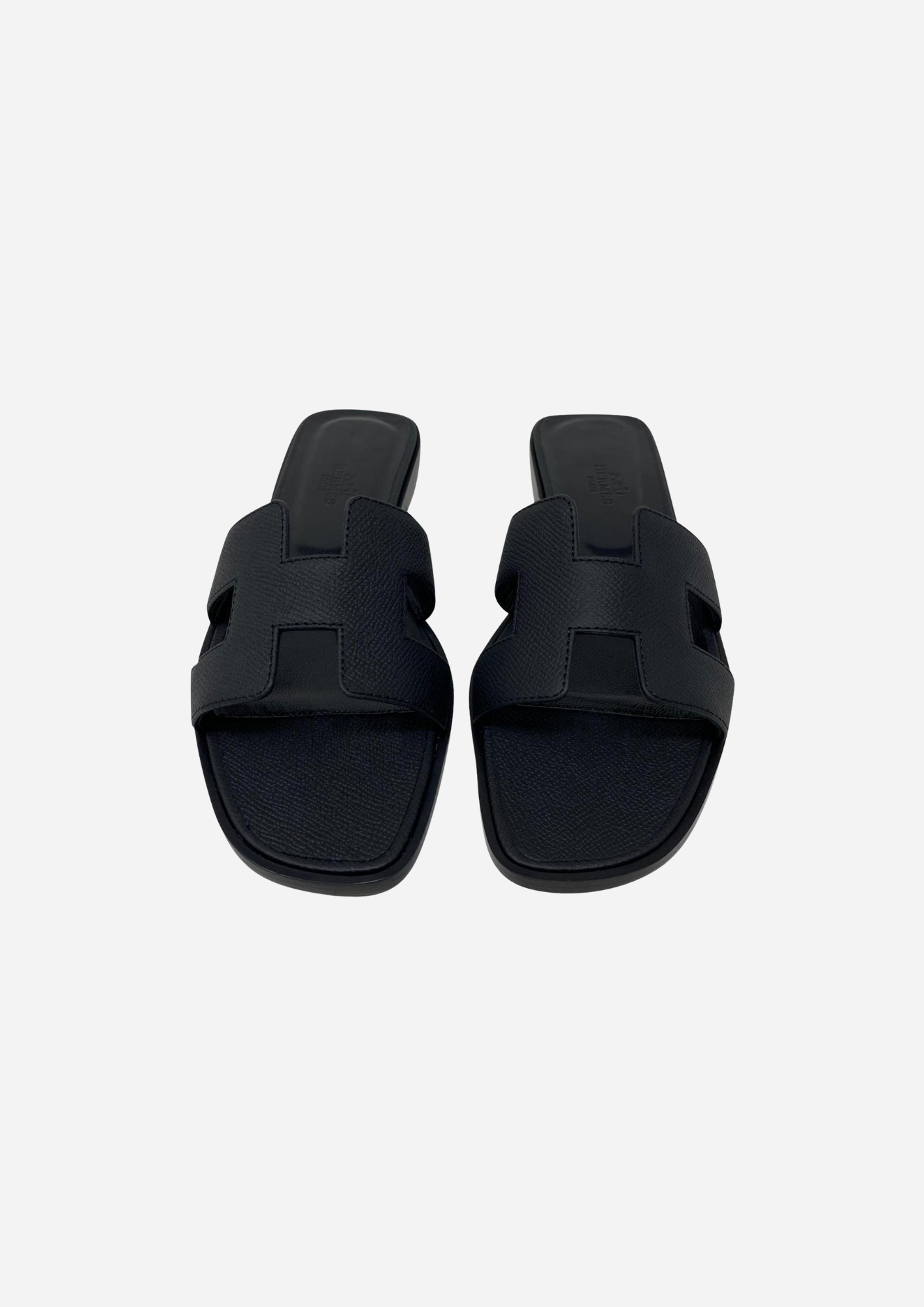SANDALI HERMÈS ORAN EPSON BLACK